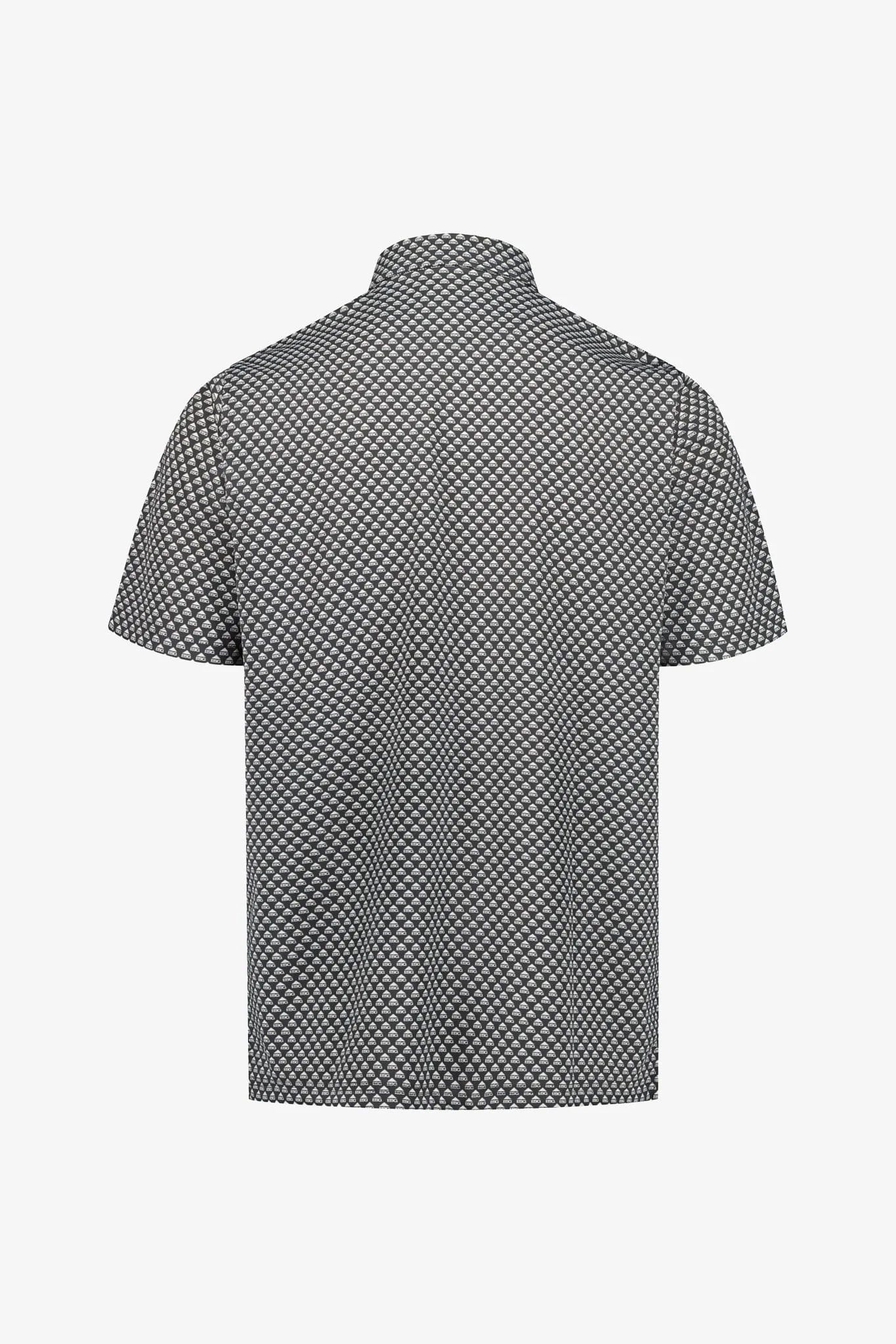 Eastside Golf Snap Placket Polo Geo ESG Print