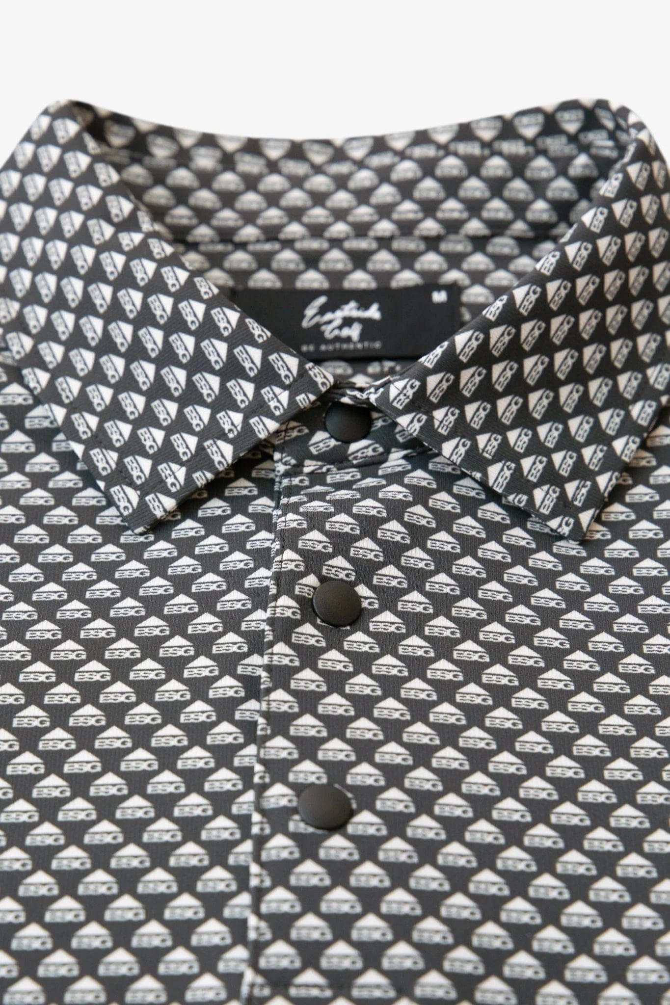 Eastside Golf Snap Placket Polo Geo ESG Print