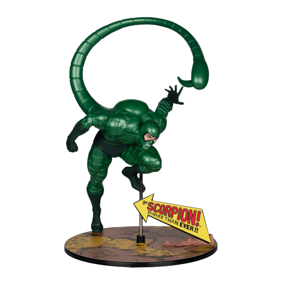 Mcfarlane Toys Marvel Comics - Scorpion (Amazing Spider - Man #318) Gold Label 1:10 Scale Figure