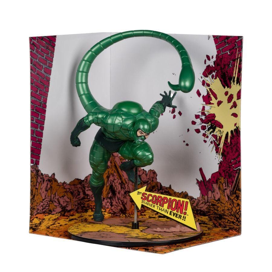 Mcfarlane Toys Marvel Comics - Scorpion (Amazing Spider - Man #318) Gold Label 1:10 Scale Figure