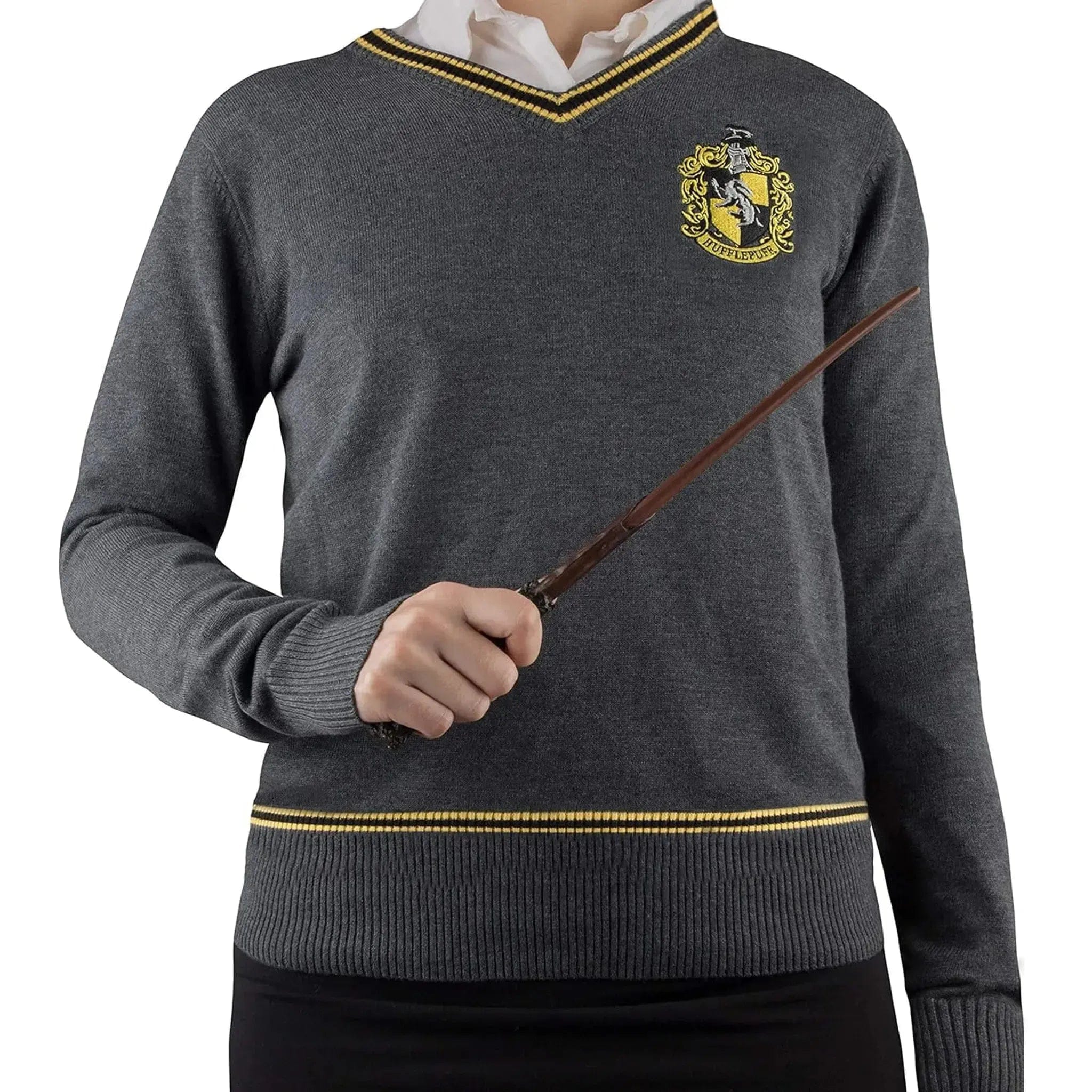 Cinereplicas Harry Potter [Wizarding World] - Hufflepuff Soft - Touch Knit V - Neck Sweater - Cinereplicas