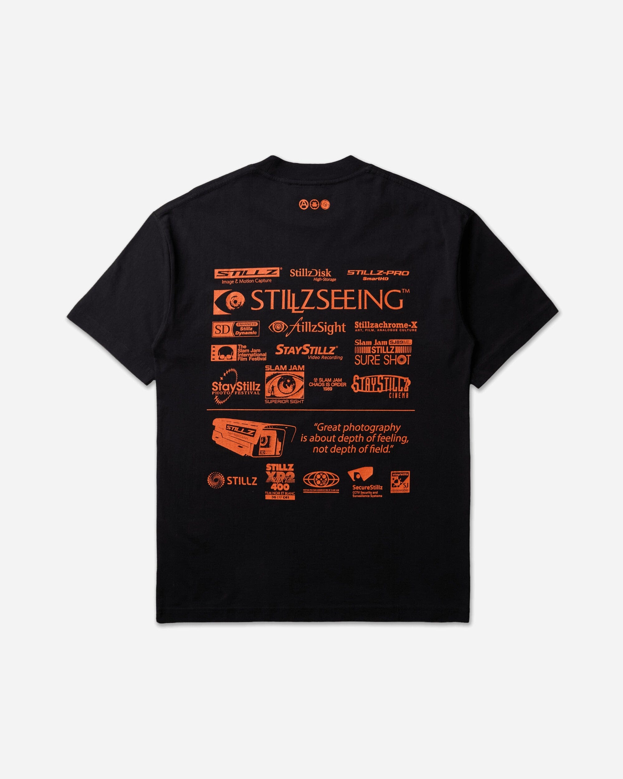 Stillz Slam Jam Image and Motion Capture T - Shirt Black