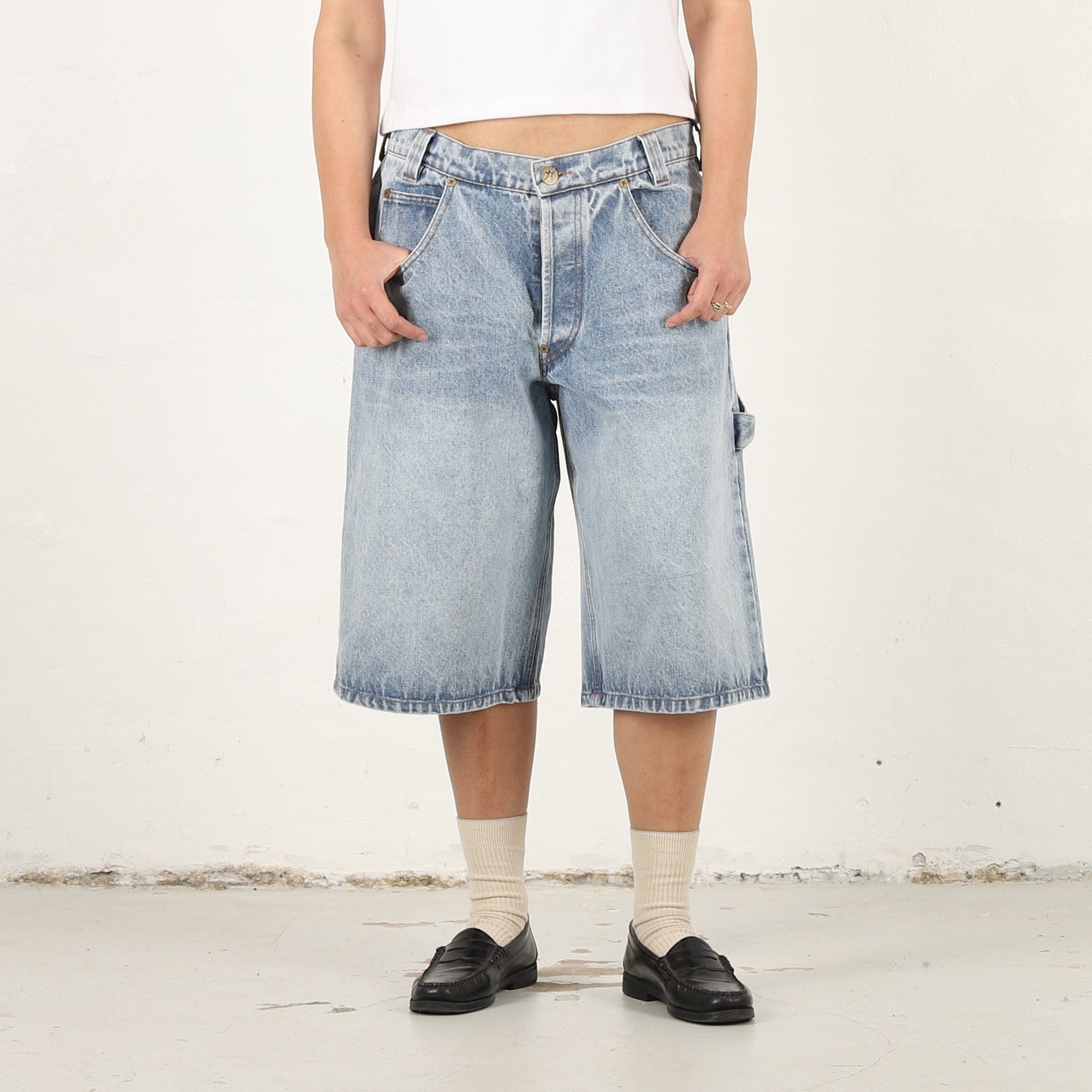 Carpet C - Star Jean Shorts - Denim