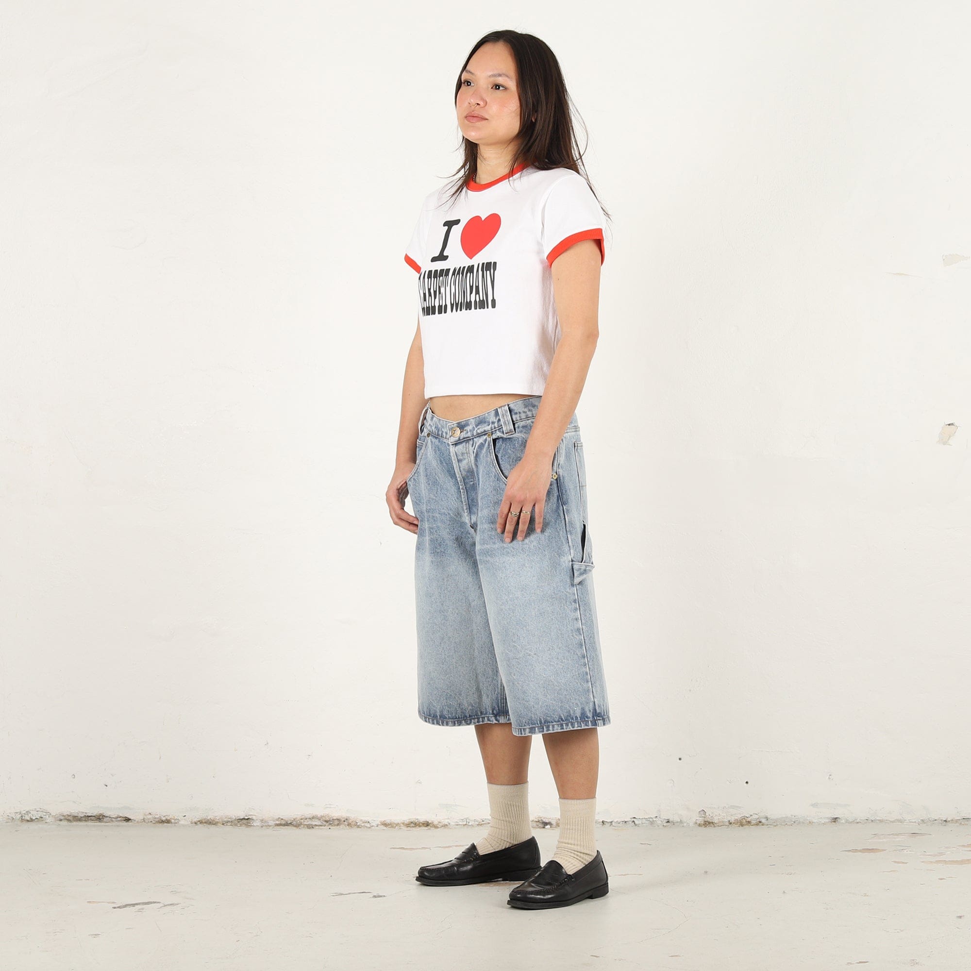 Carpet C - Star Jean Shorts - Denim