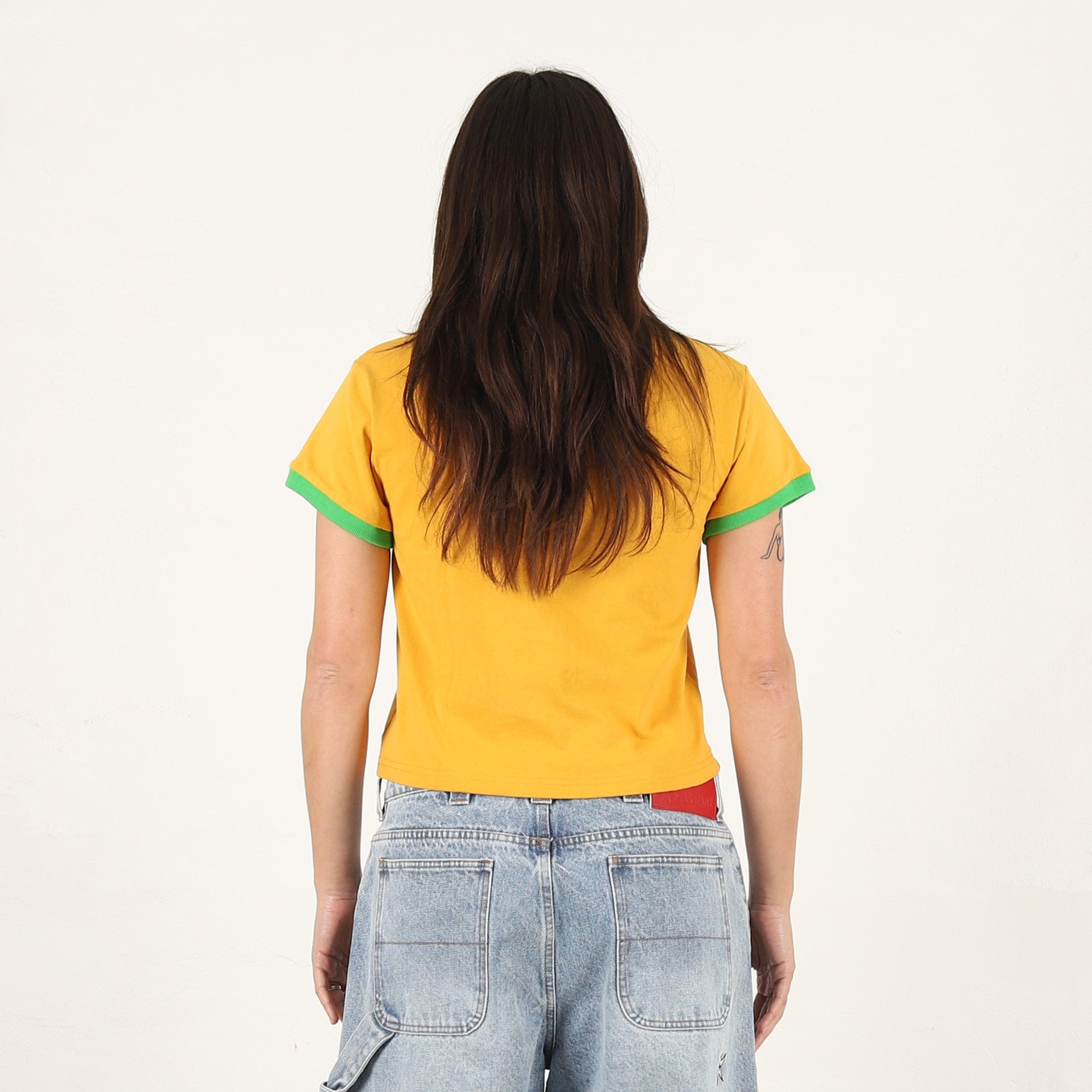 Carpet Hearts Girls T - Shirt - Yellow