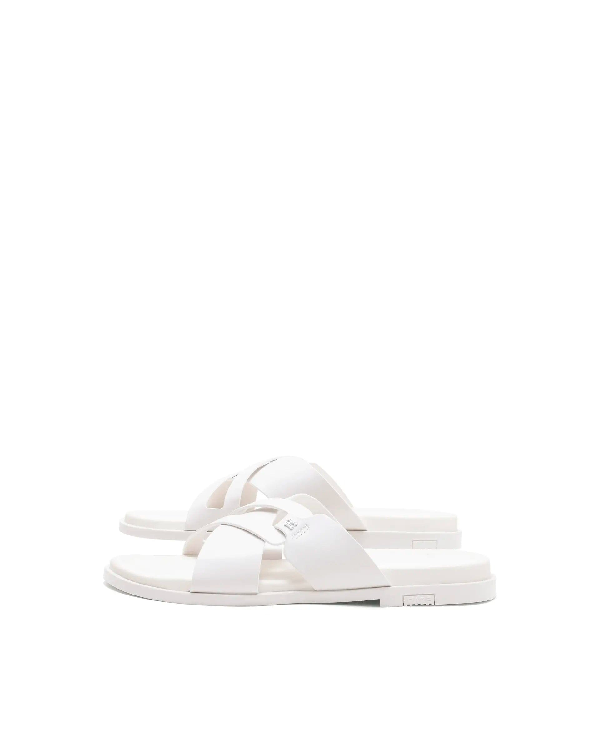 Rarez Men's Kross Light Ivory Leather Regular Sandal