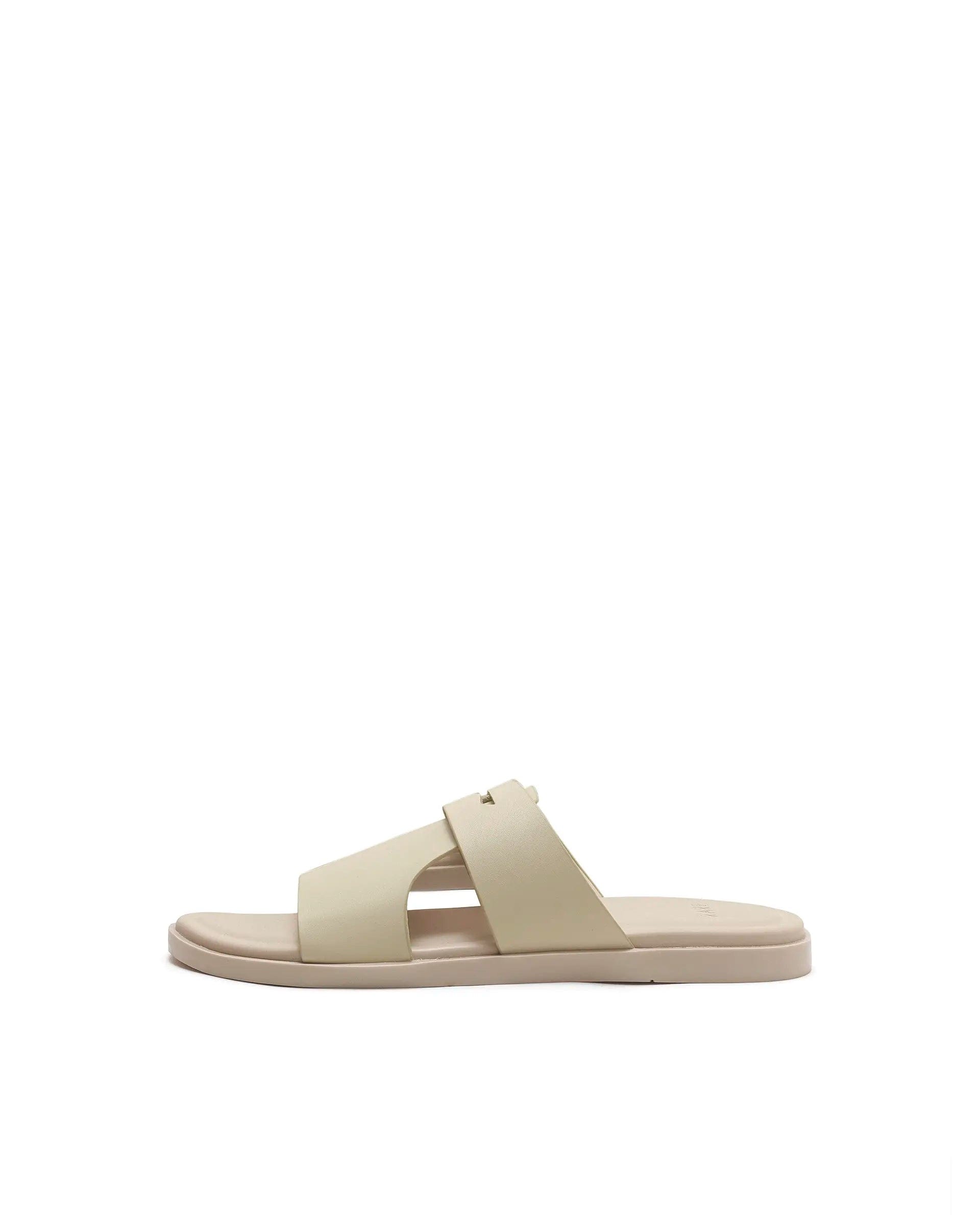 Rarez Men's Jaxa Dusky Yellow Leather Regular Sandal