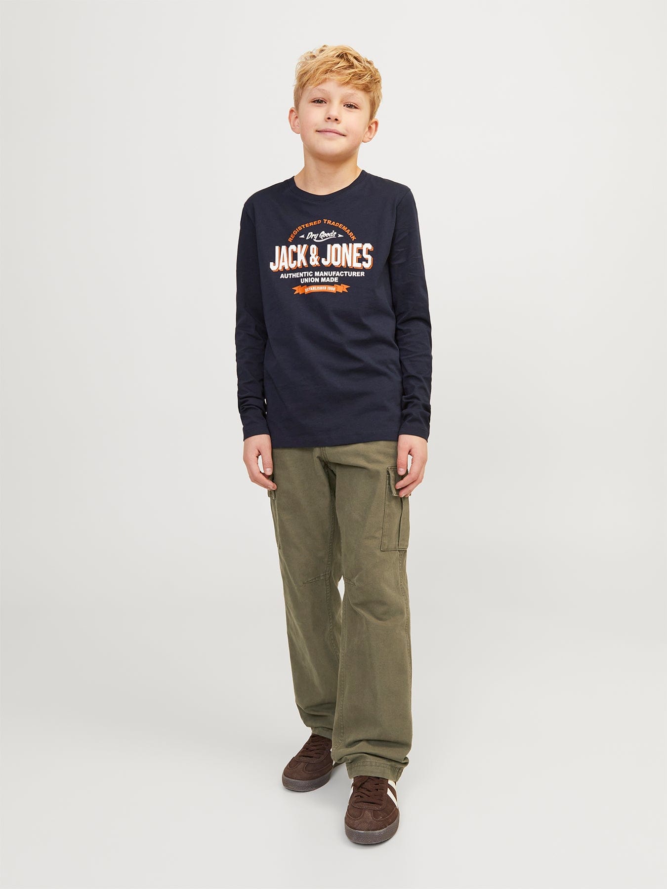 Jack & Jones Junior Kids’ Kane Cargo Pant Green