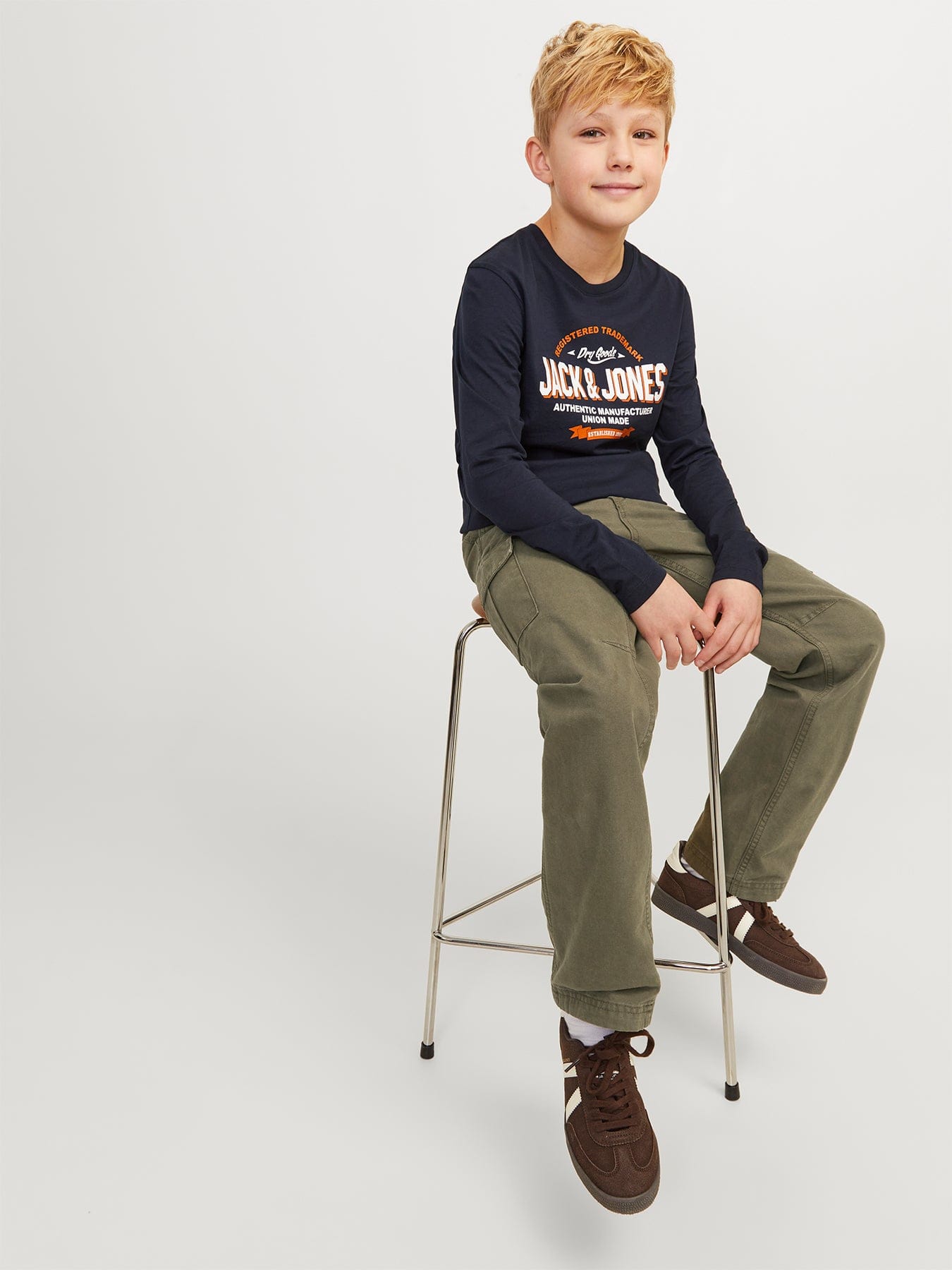 Jack & Jones Junior Kids’ Kane Cargo Pant Green