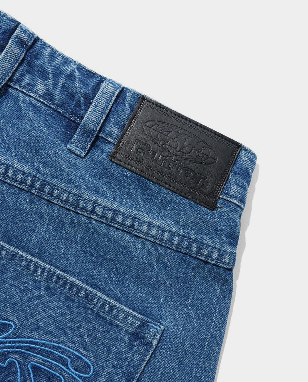 Butter Goods - Drummer Baggy Denim Jeans - Stone Wash Blue