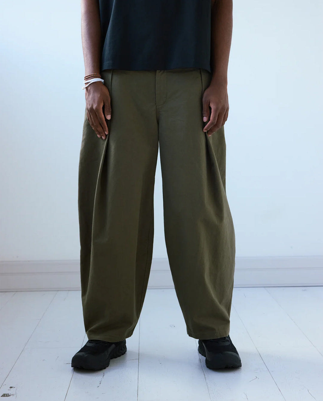 Checks Downtown - Hakama Pants - Olive