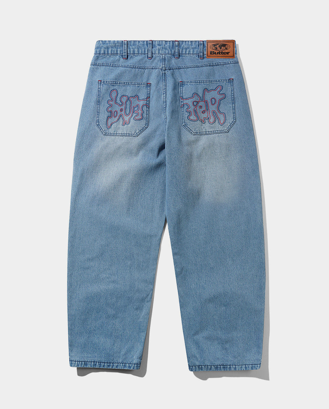 Butter Goods - Blotch Denim Jeans - Streaky Blue