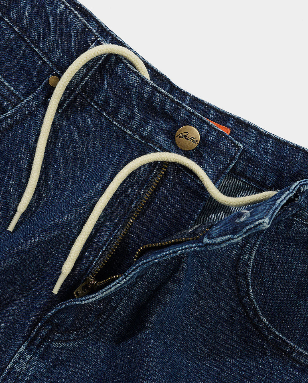 Butter Goods - Baggy Denim Shorts - Dark Blue