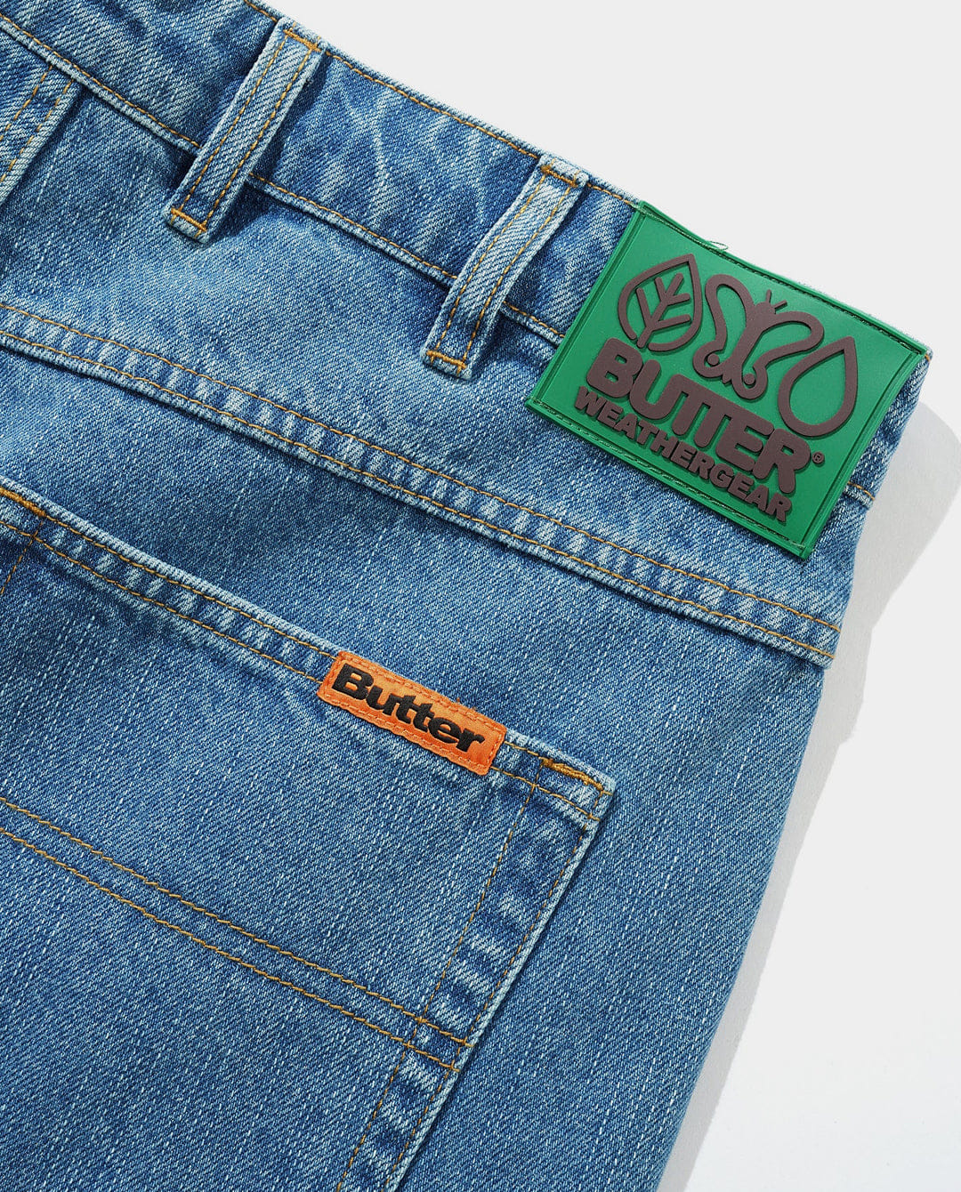 Butter Goods - Weathergear Denim Jeans - Streaky Indigo