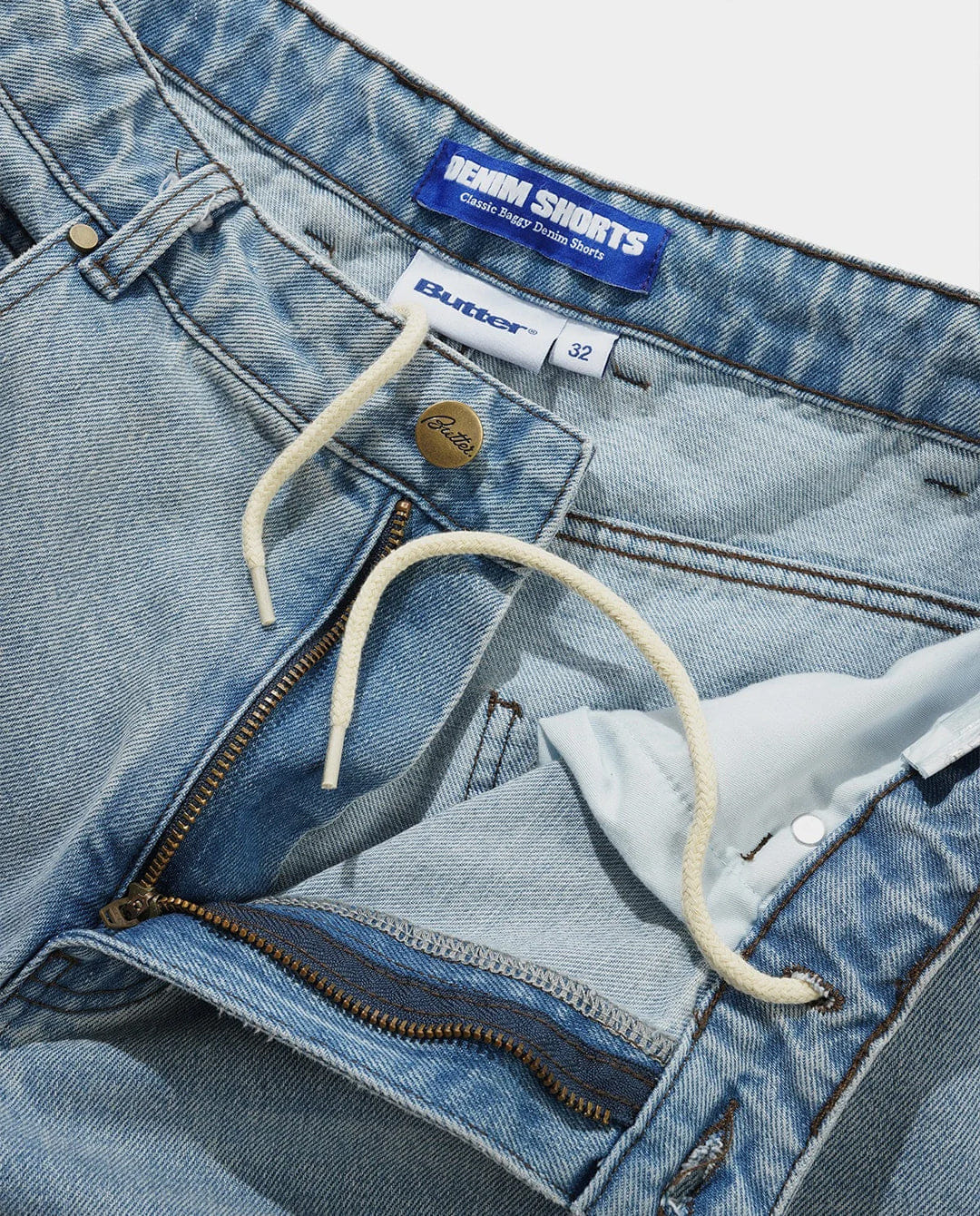 Butter Goods - Roach Denim Shorts - Distressed Indigo