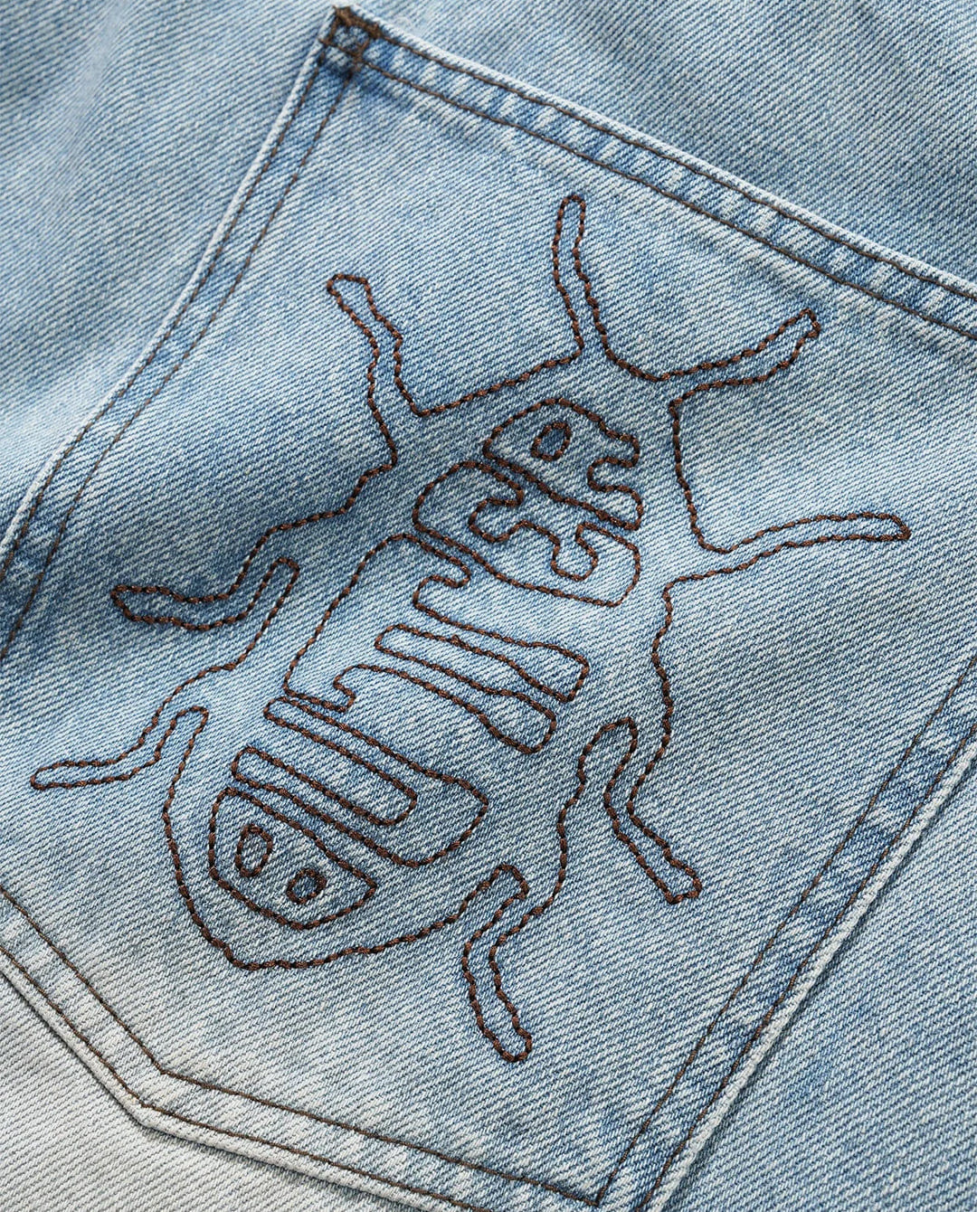 Butter Goods - Roach Denim Shorts - Distressed Indigo