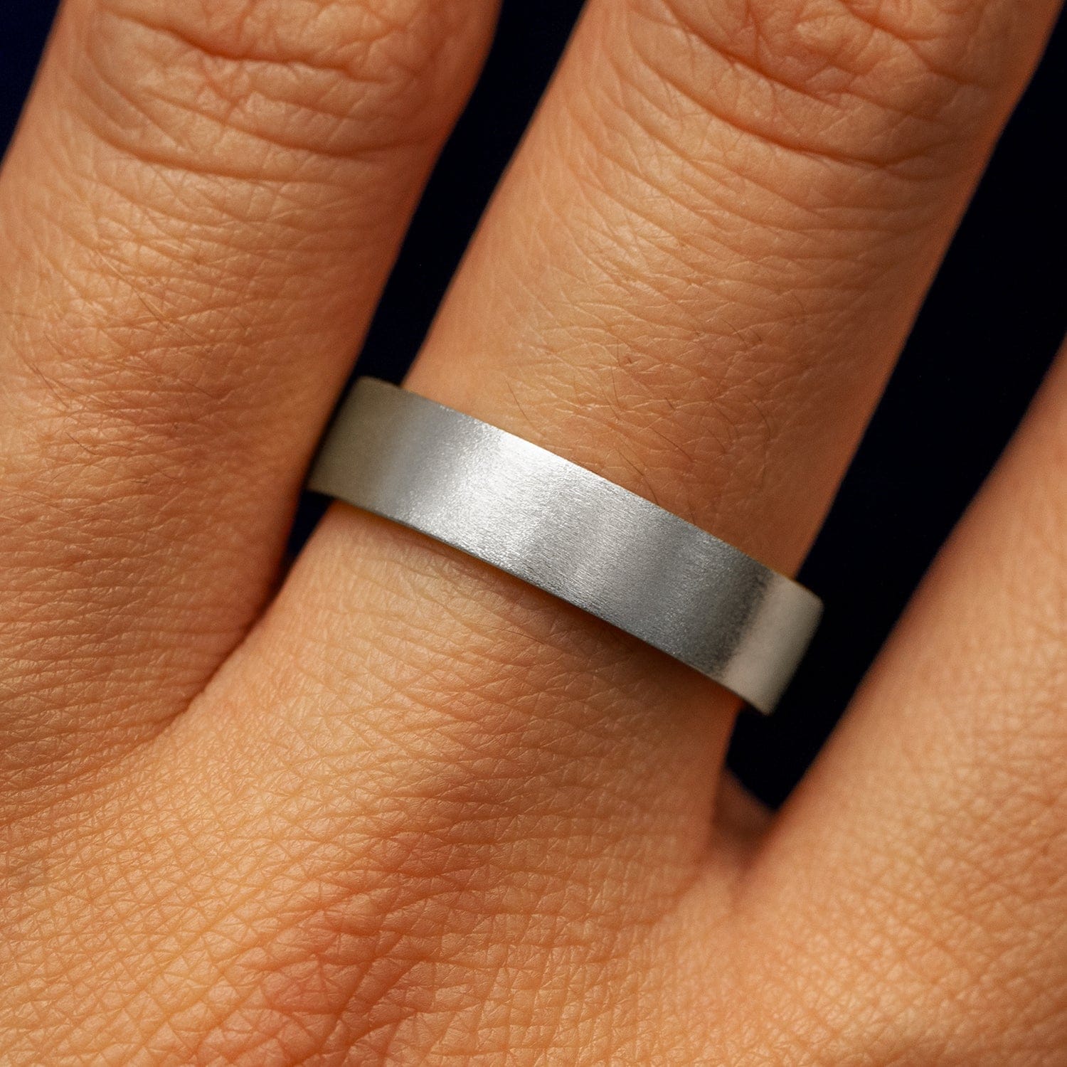 Automic Gold Studio Silver Industrial Matte Band