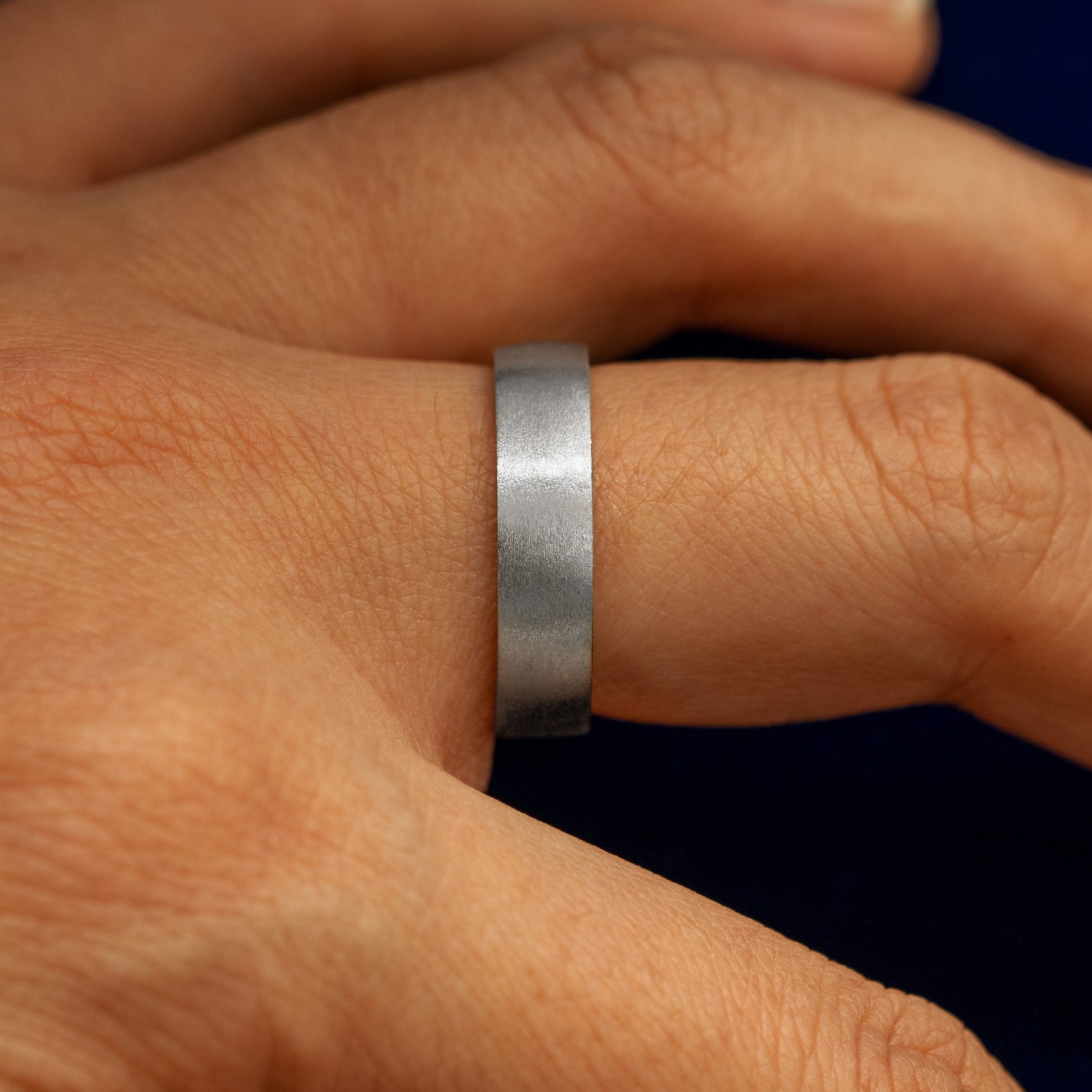 Automic Gold Studio Silver Industrial Matte Band