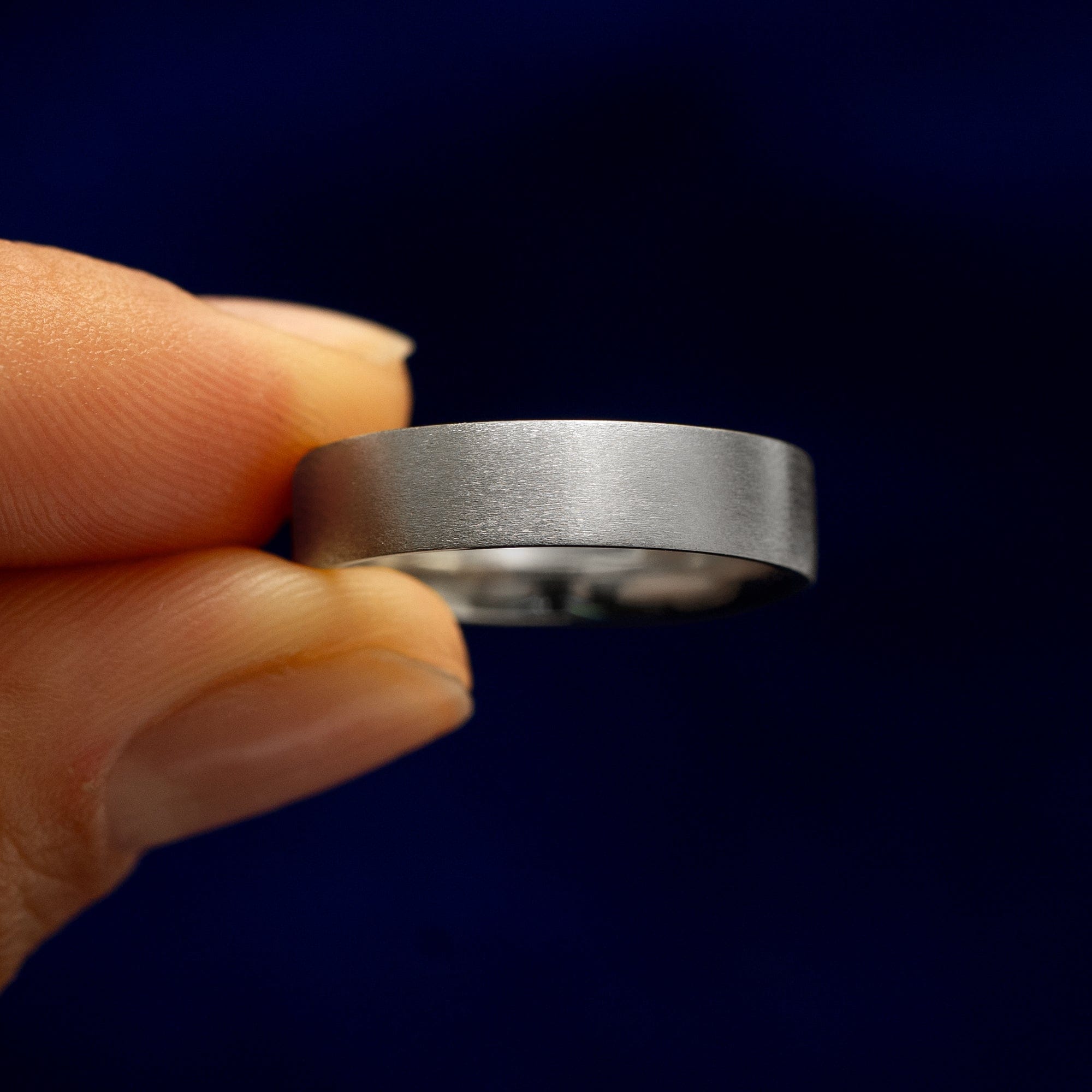 Automic Gold Studio Silver Industrial Matte Band