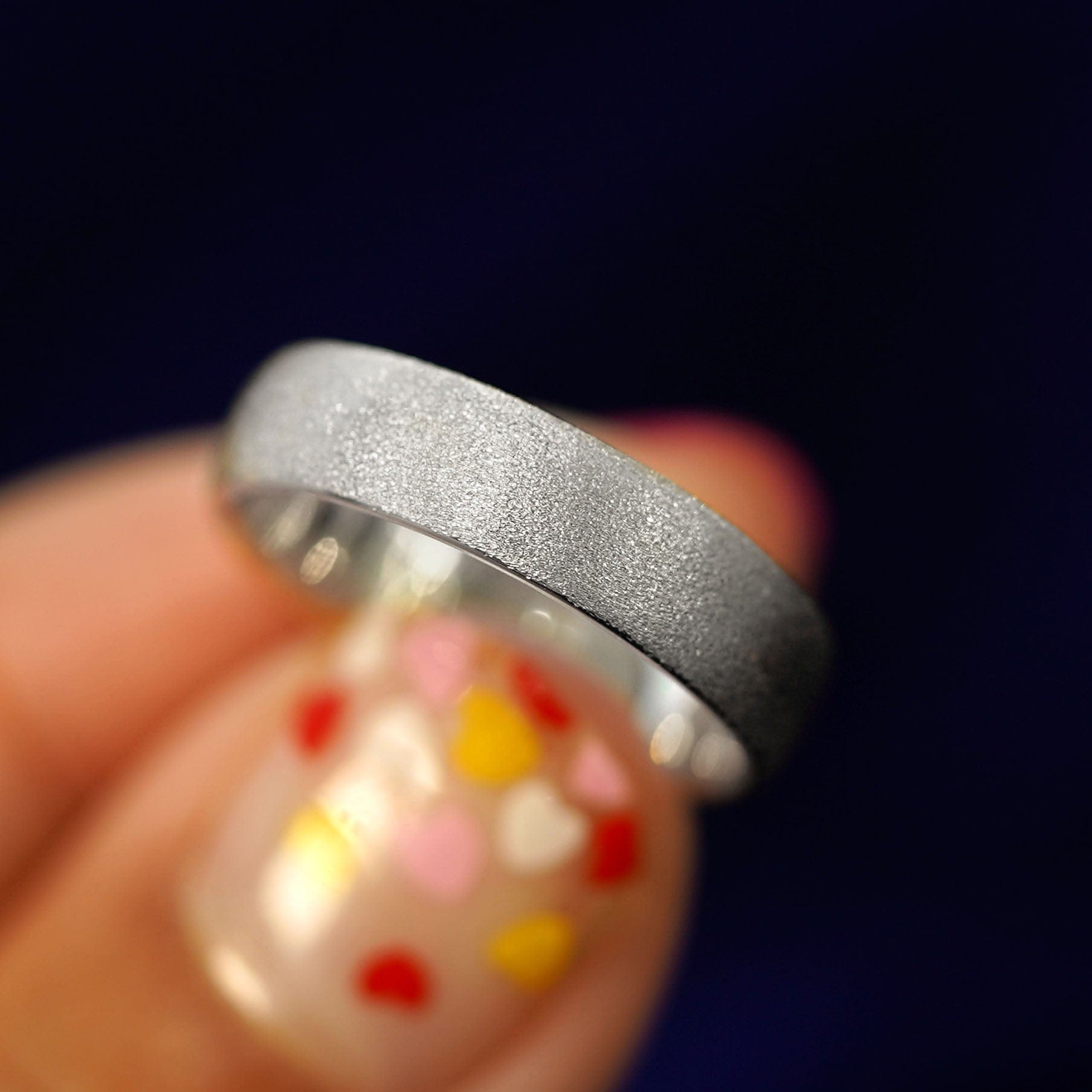 Automic Gold Studio Silver Mix Stardust Band
