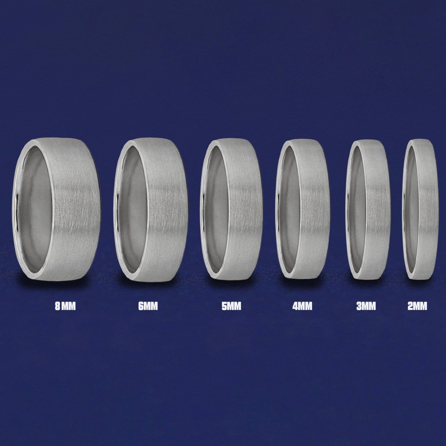 Automic Gold Studio Silver Mix Matte Band