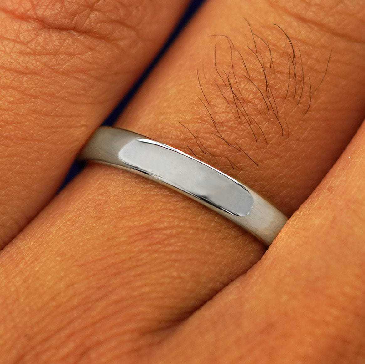 Automic Gold Studio Silver Mix Mirror Band