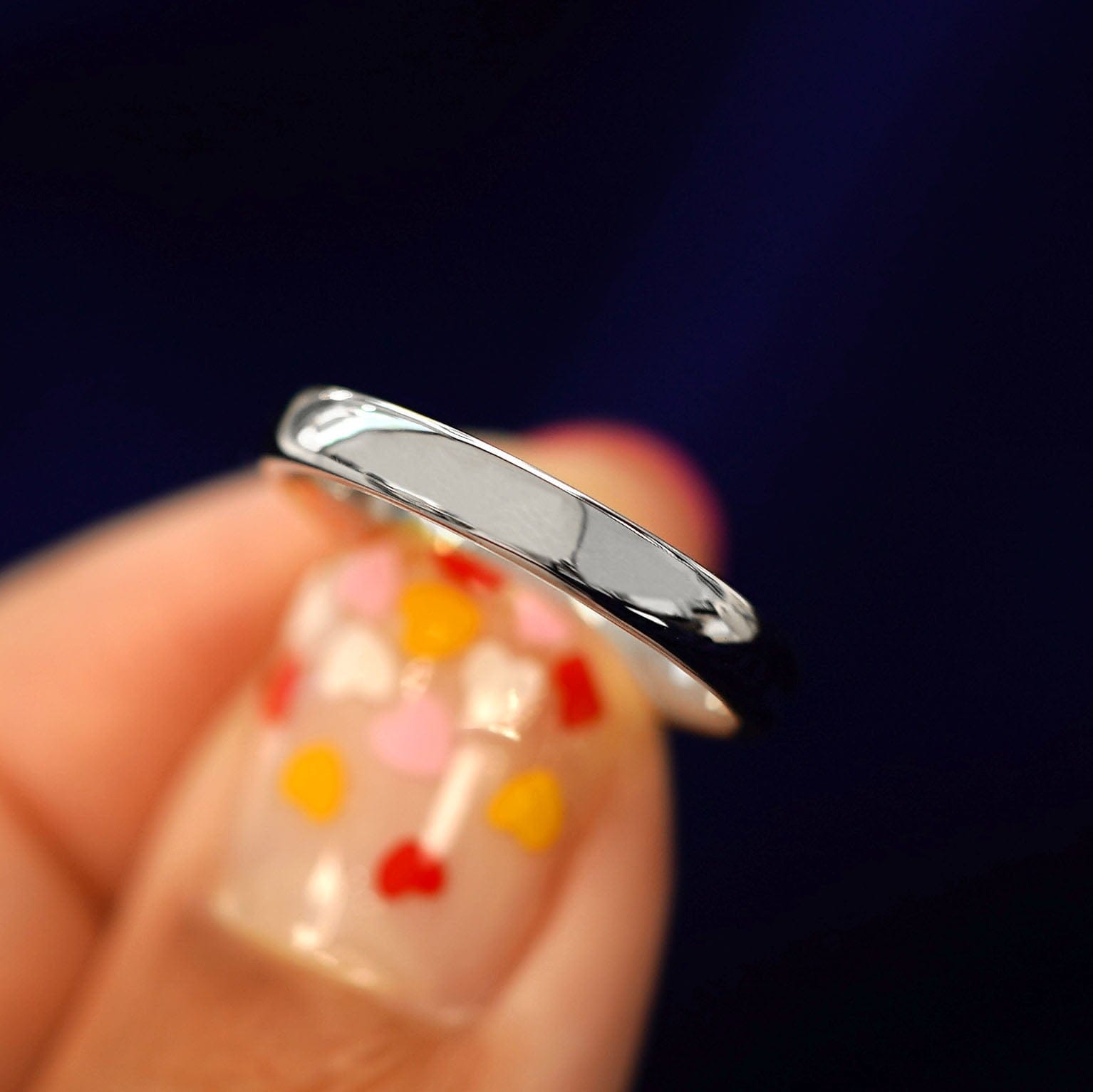 Automic Gold Studio Silver Mix Mirror Band