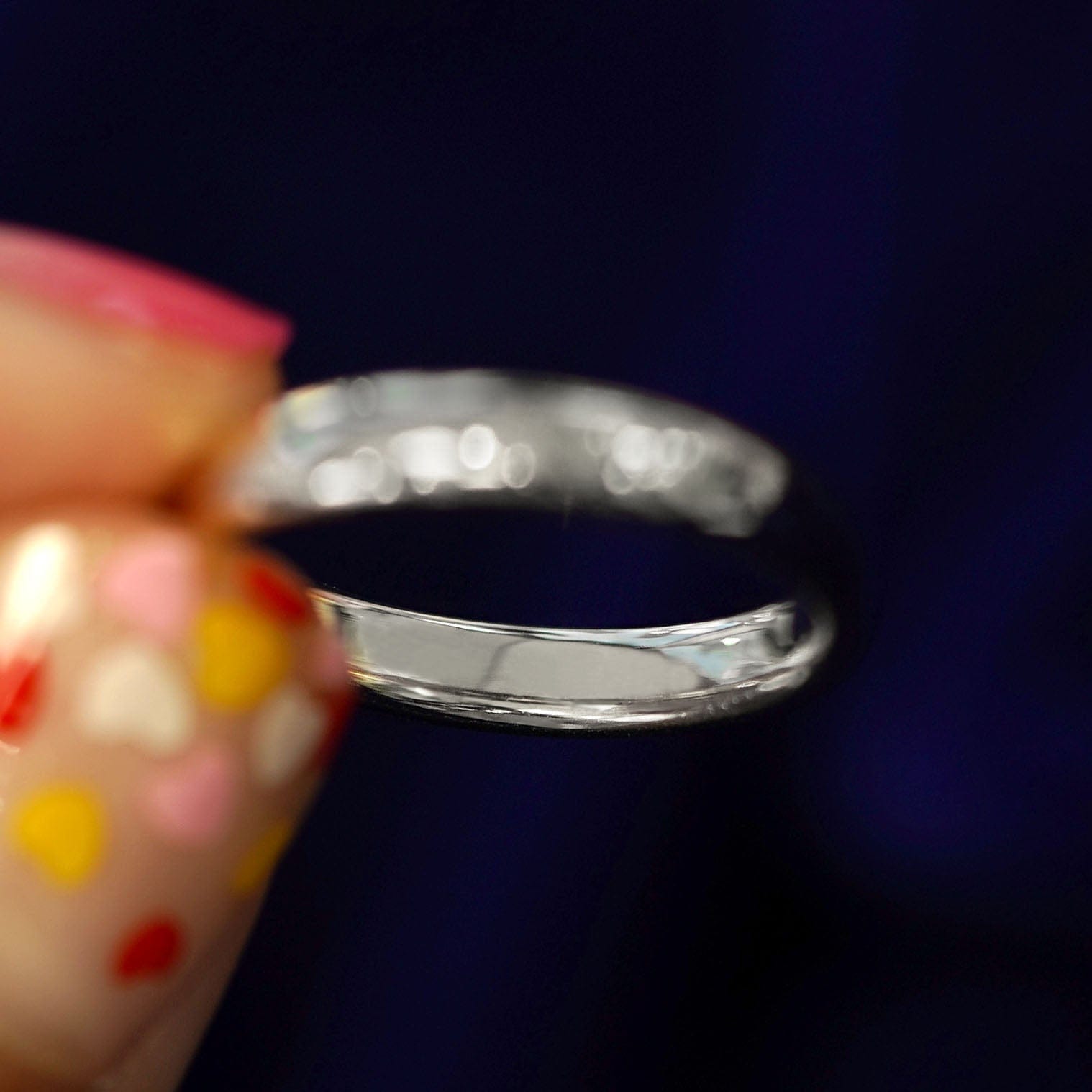 Automic Gold Studio Silver Mix Mirror Band