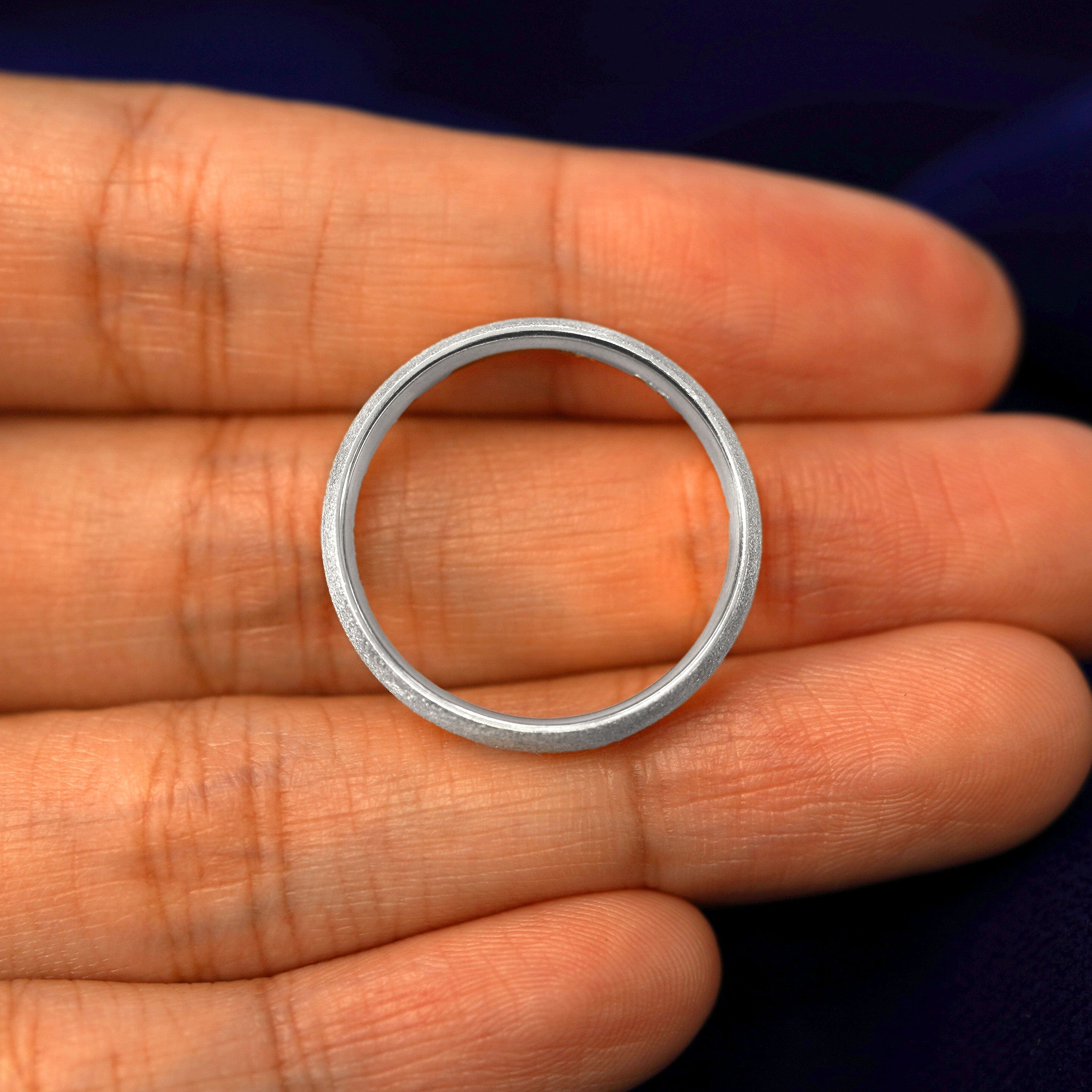 Automic Gold Studio Silver Curvy Stardust Band