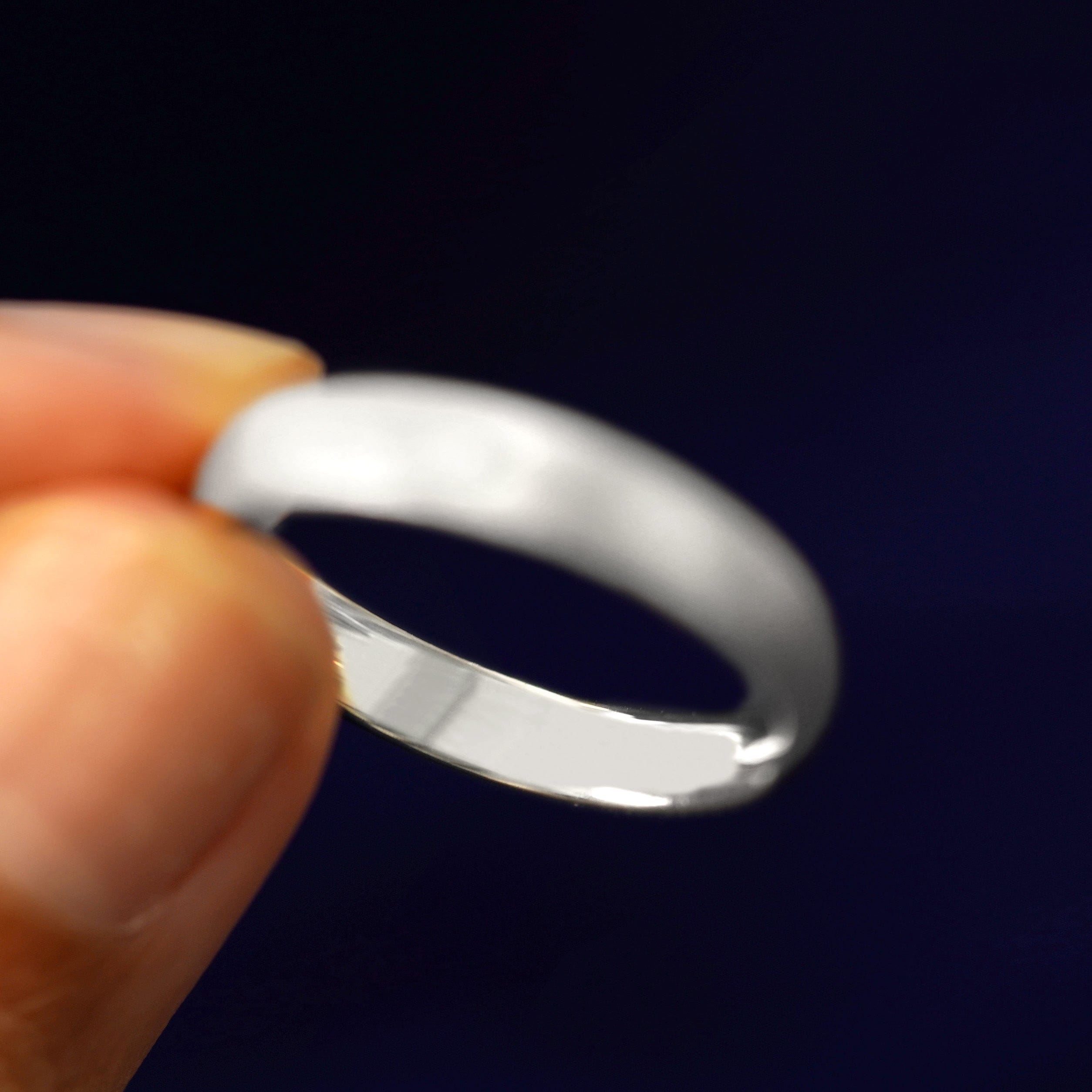 Automic Gold Studio Silver Curvy Stardust Band