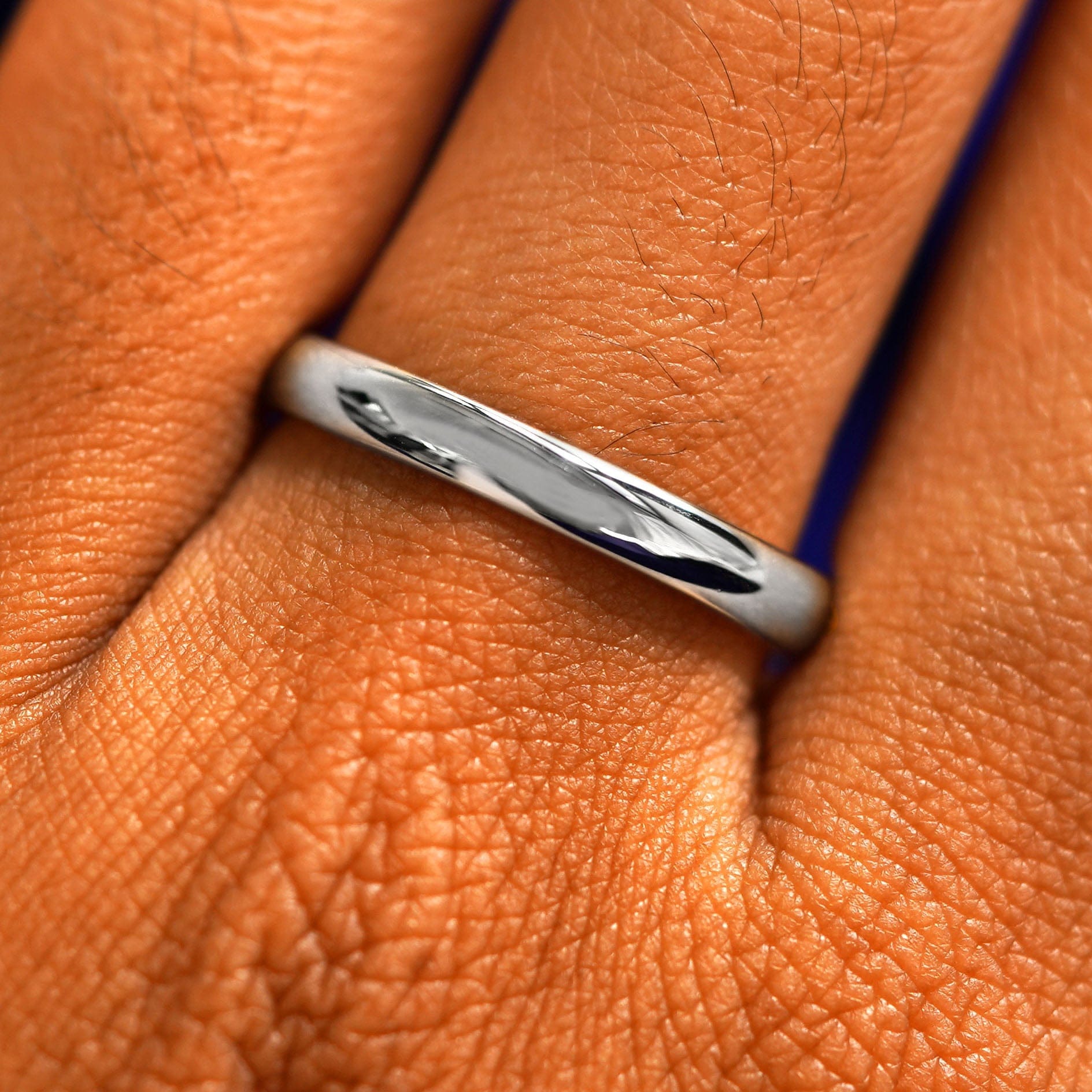 Automic Gold Studio Silver Curvy Mirror Band
