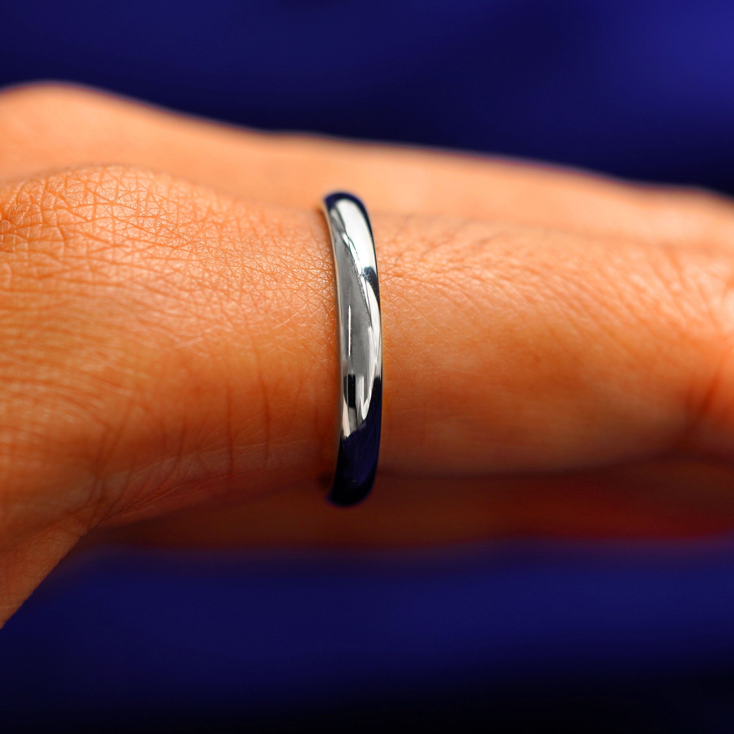 Automic Gold Studio Silver Curvy Mirror Band