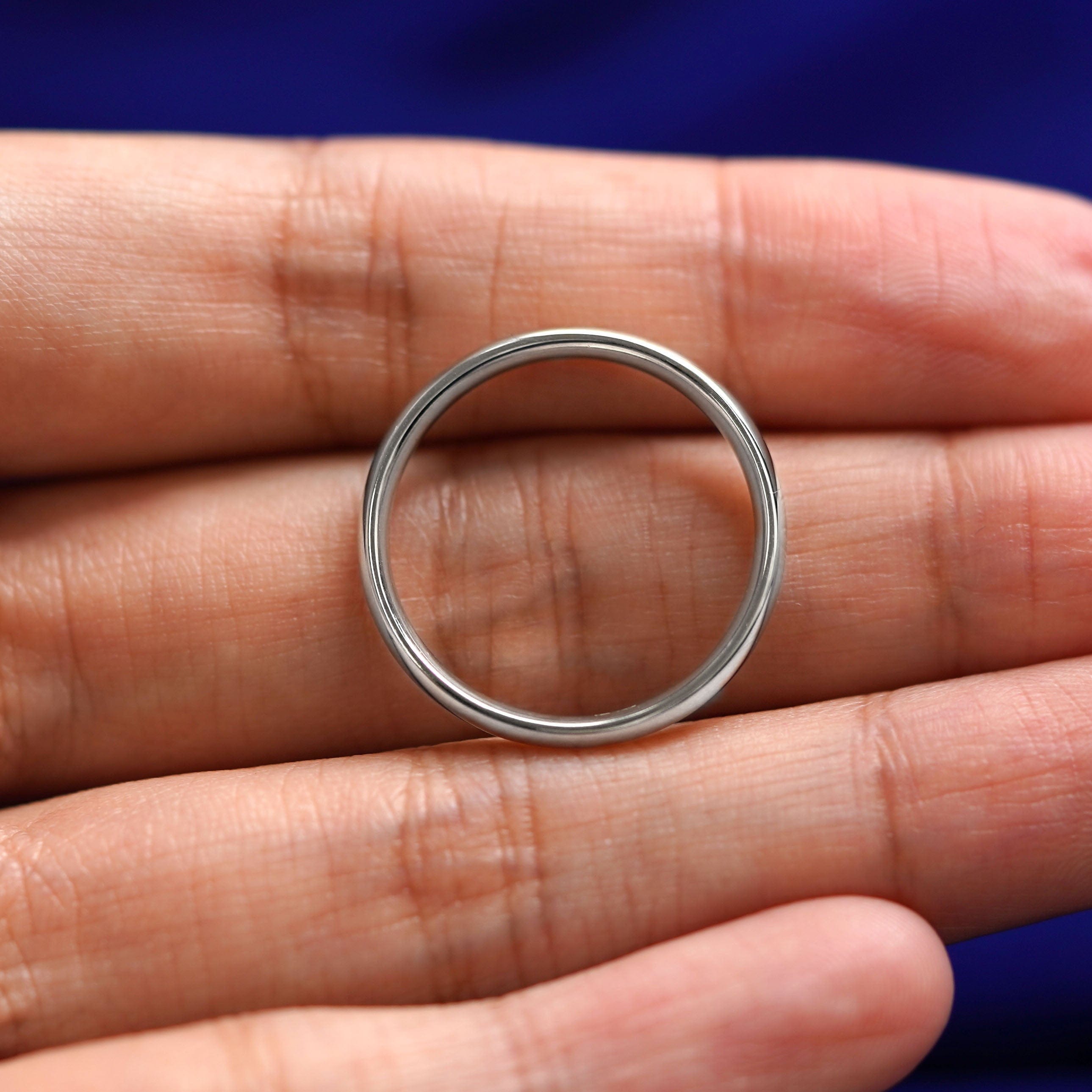 Automic Gold Studio Silver Curvy Mirror Band