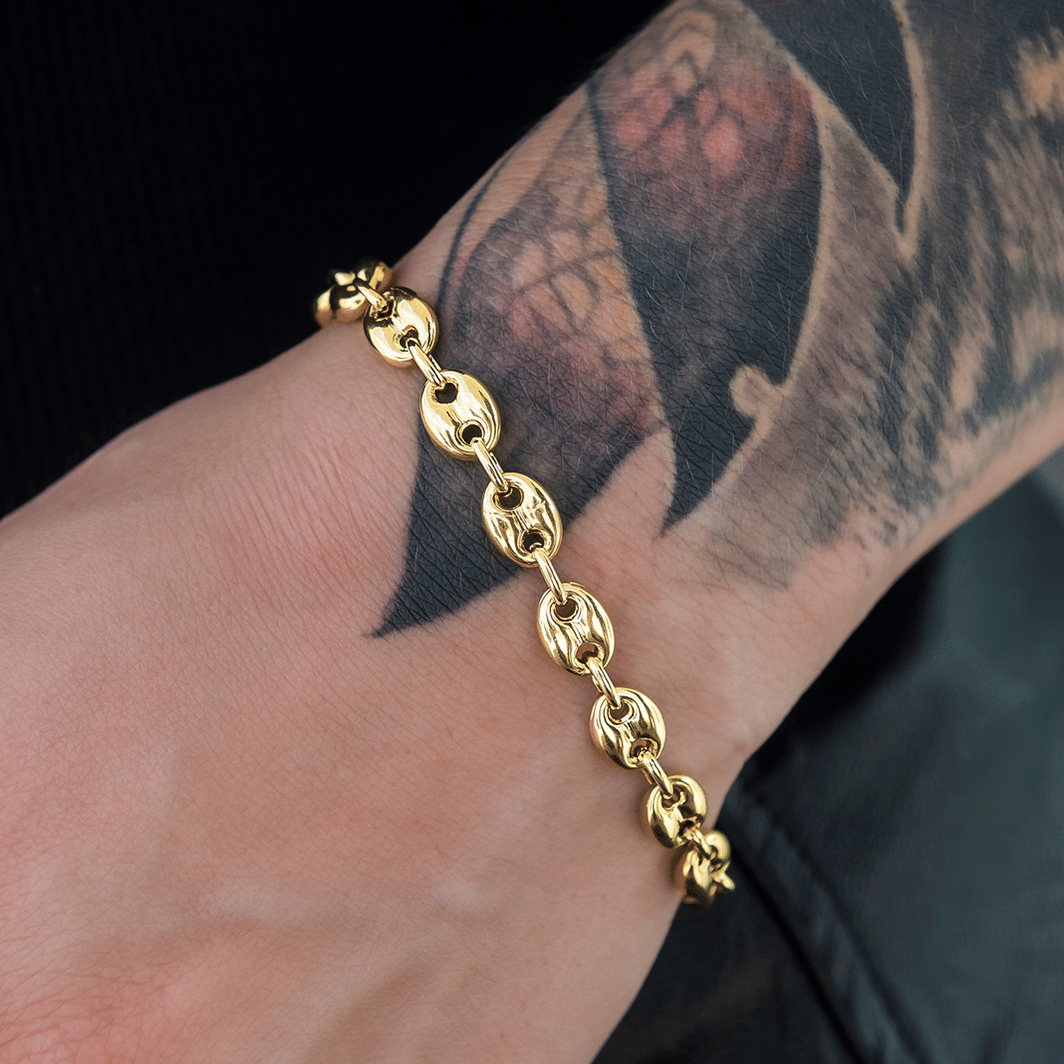 GLD Women Valentina Necklace + Bracelet + Hoop Bundle in Yellow Gold