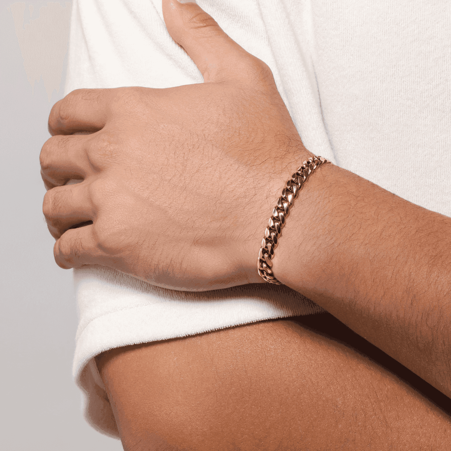 GLD Men Miami Cuban Chain + Bracelet Bundle - 8 mm