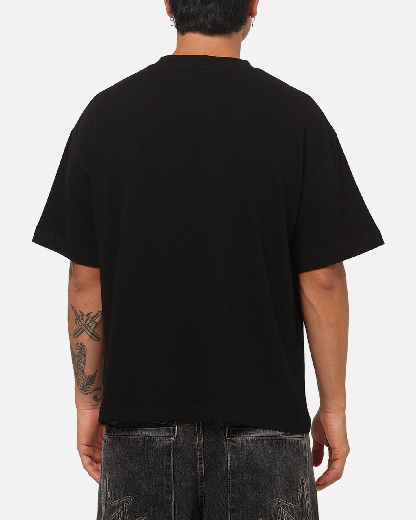 X - Large Rhinestone Gorilla Fit T - Shirt Pigment Black