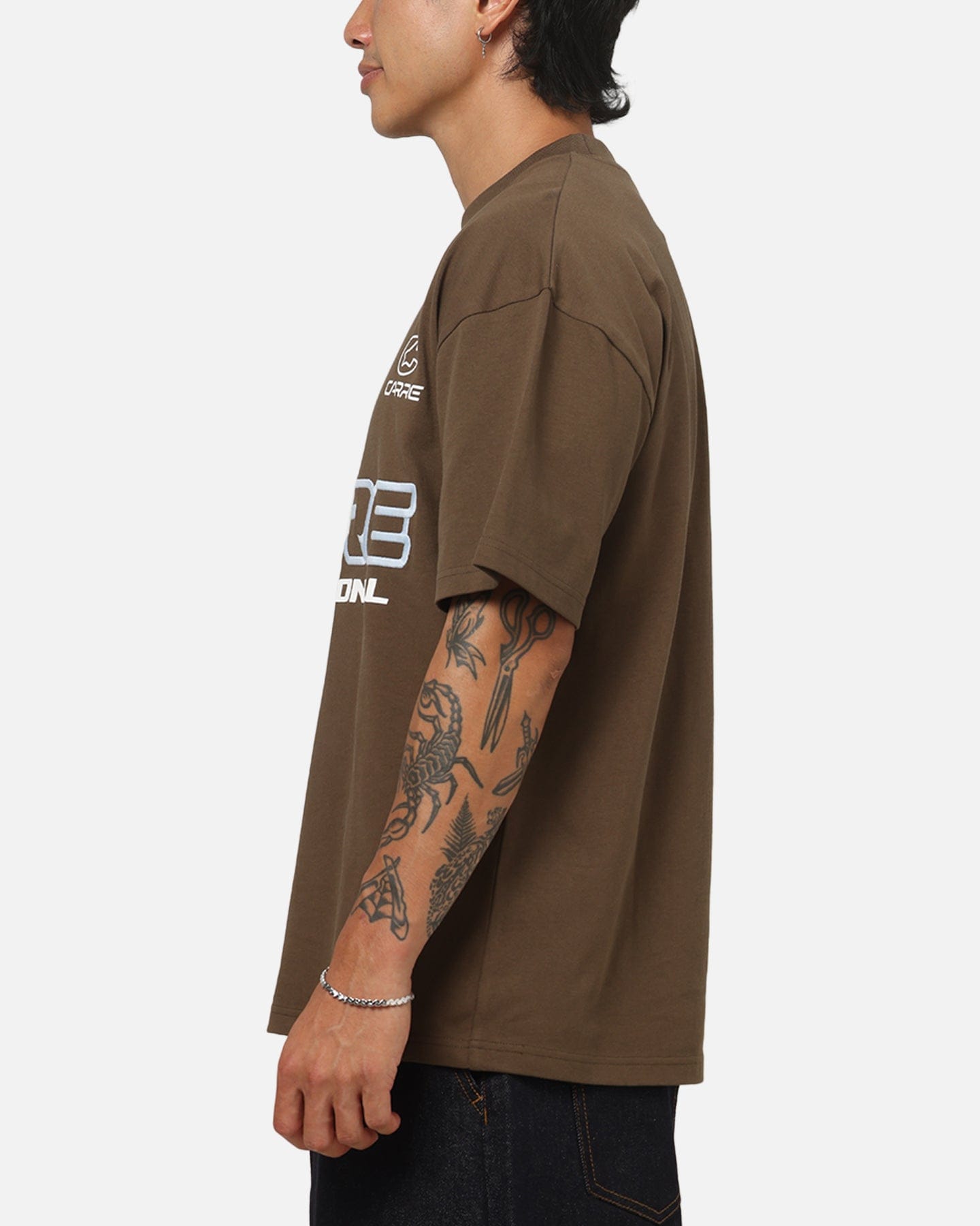 Carre C3 Logo T - Shirt Brown