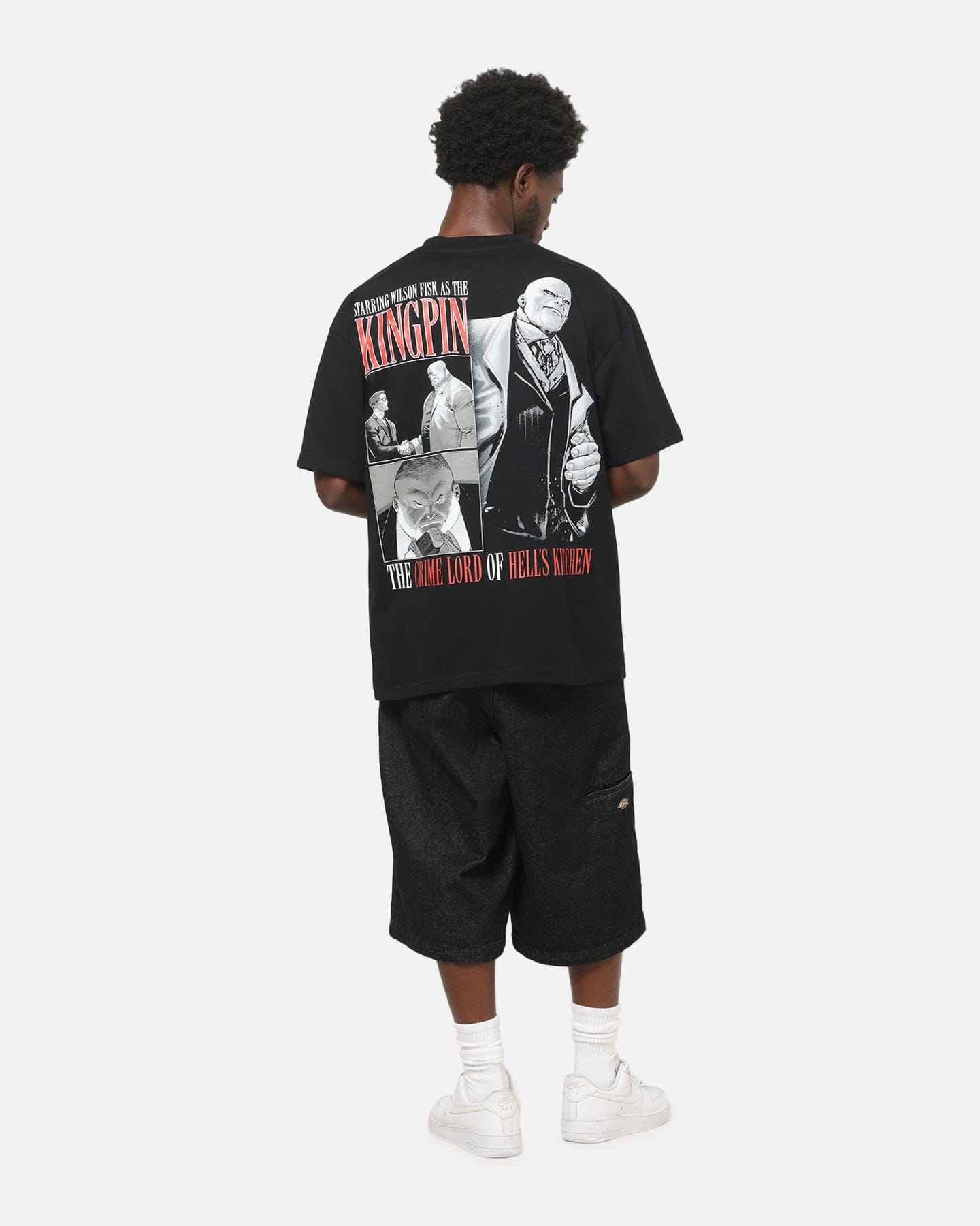 73studio Marvel King Pin T - Shirt Black