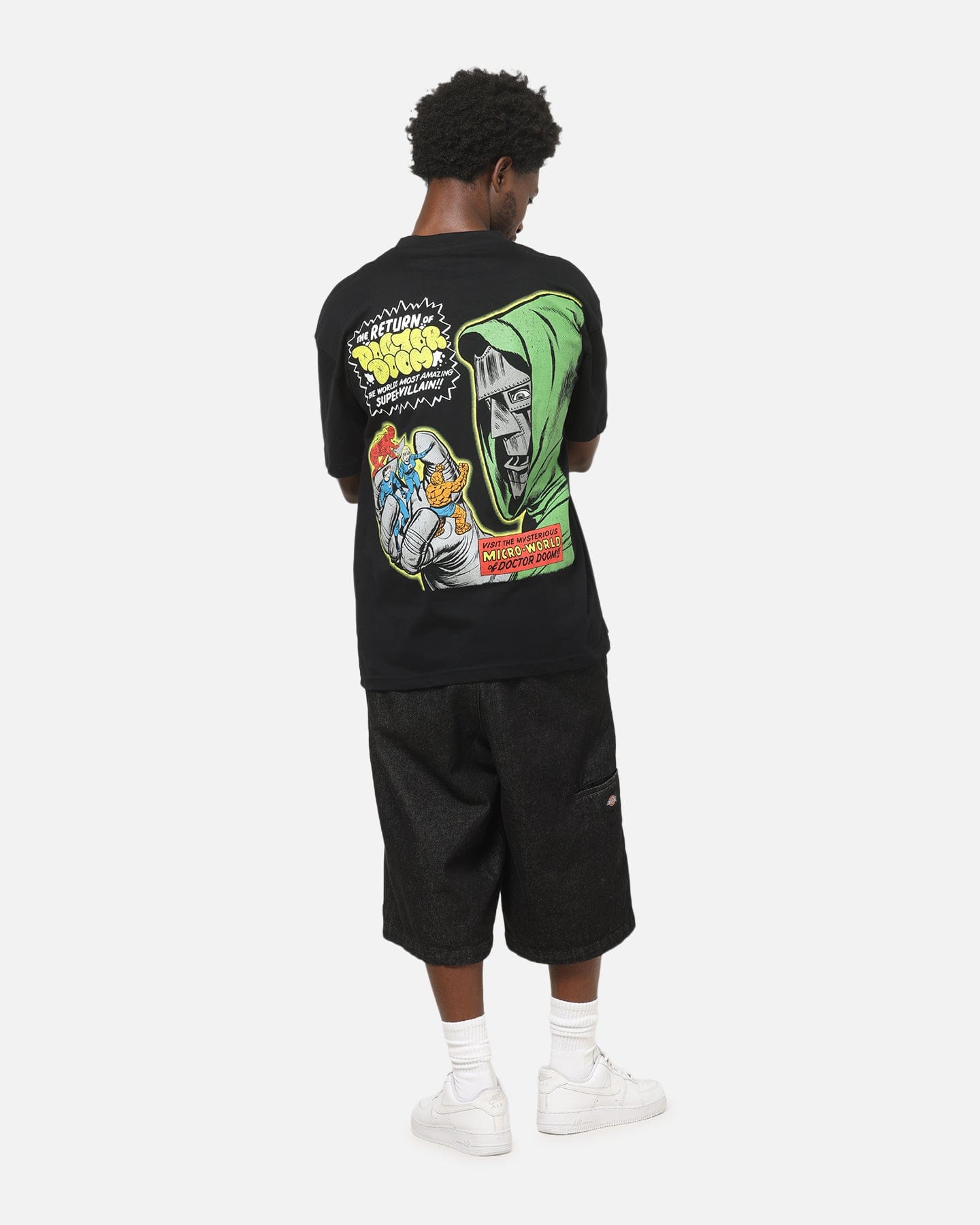 73studio Marvel Dr Doom T - Shirt Black