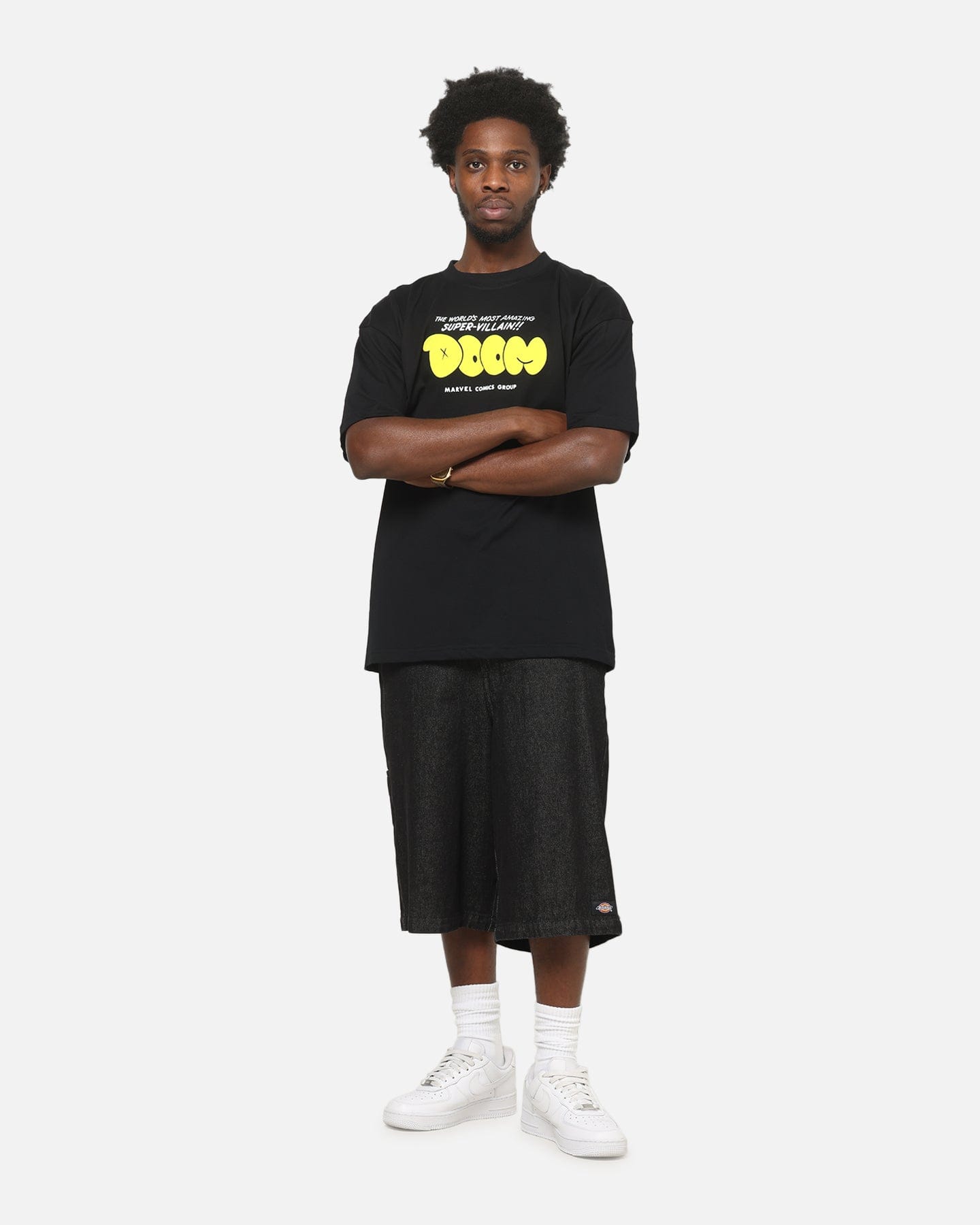 73studio Marvel Dr Doom T - Shirt Black