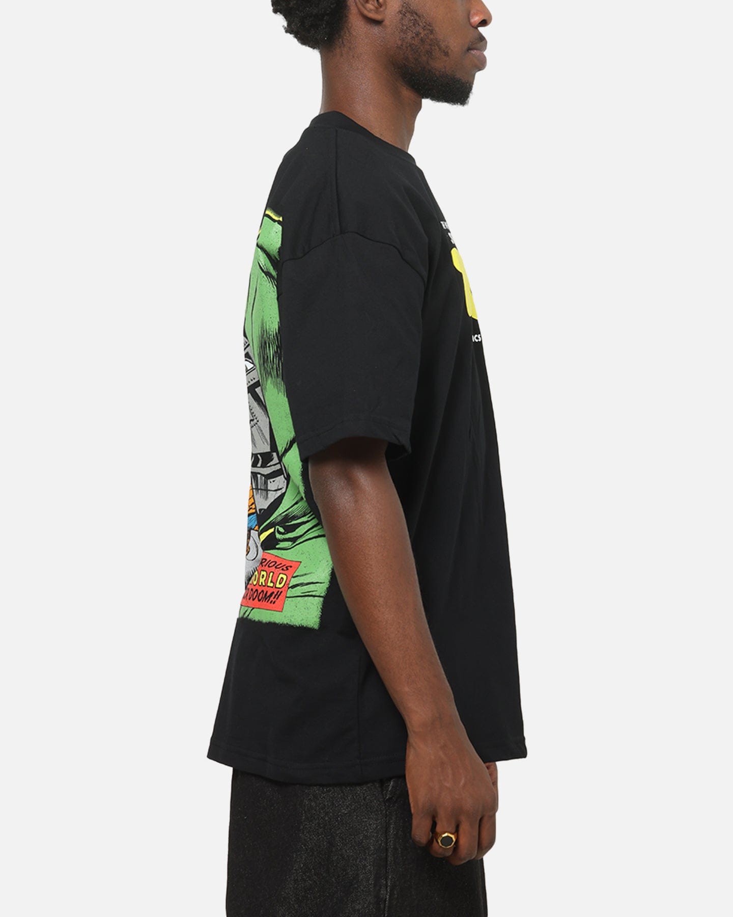 73studio Marvel Dr Doom T - Shirt Black