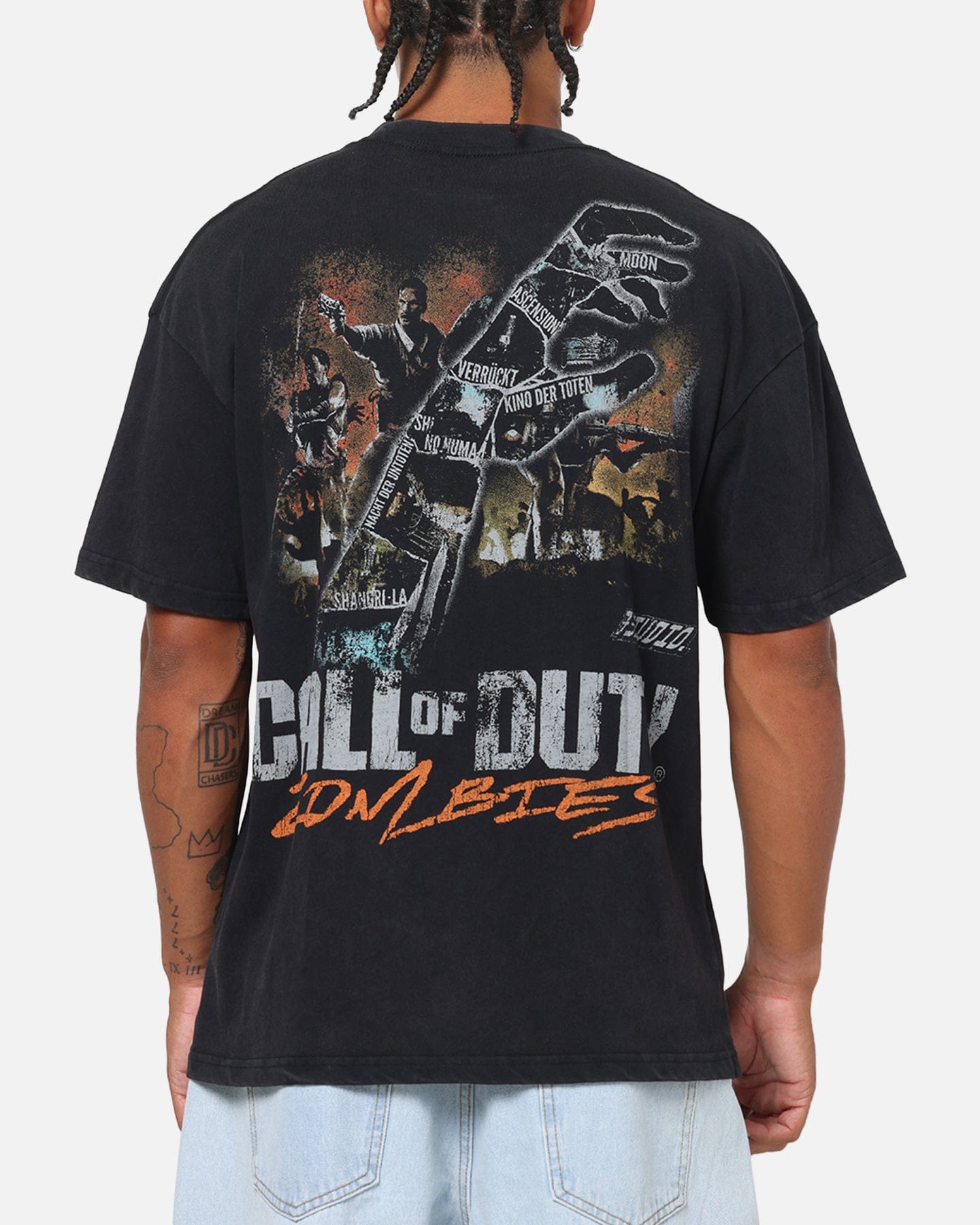 73studio x Call Of Duty Zombies Classics T - Shirt Black Wash
