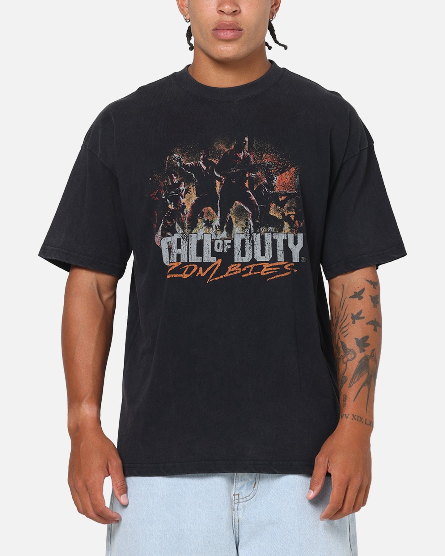 73studio x Call Of Duty Zombies Classics T - Shirt Black Wash