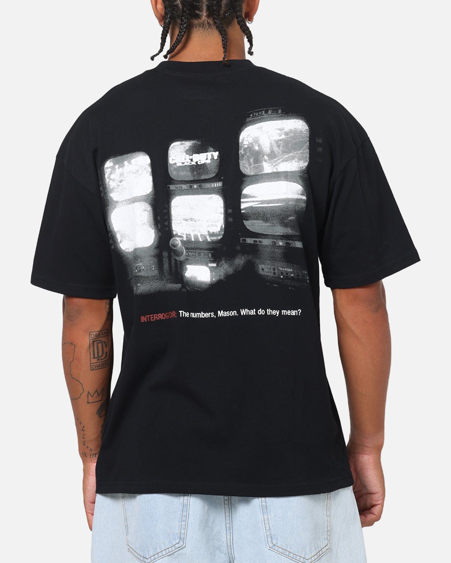 73studio x Call Of Duty Black Ops The Numbers Mason T - Shirt Black
