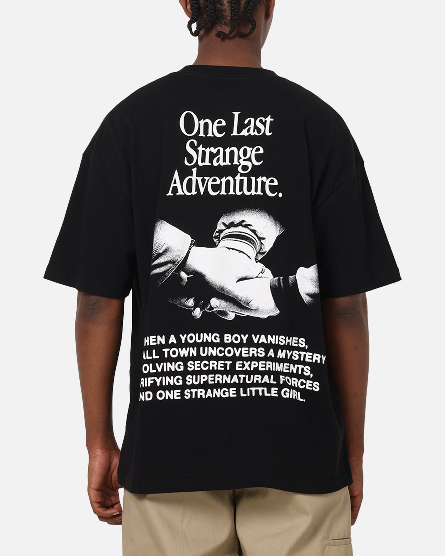 73studio x Stranger Things One Last Strange Adventure T - Shirt Black