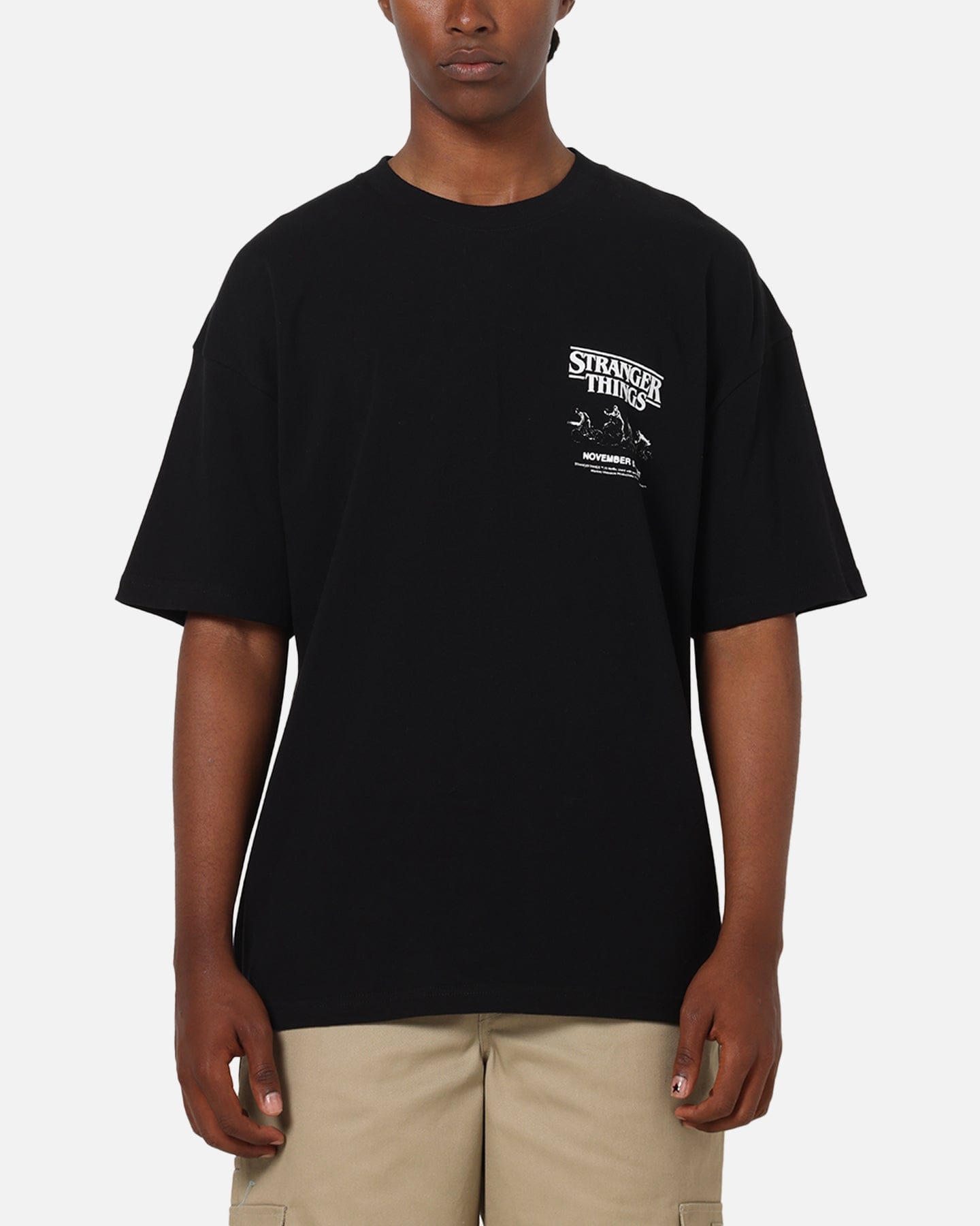 73studio x Stranger Things One Last Strange Adventure T - Shirt Black