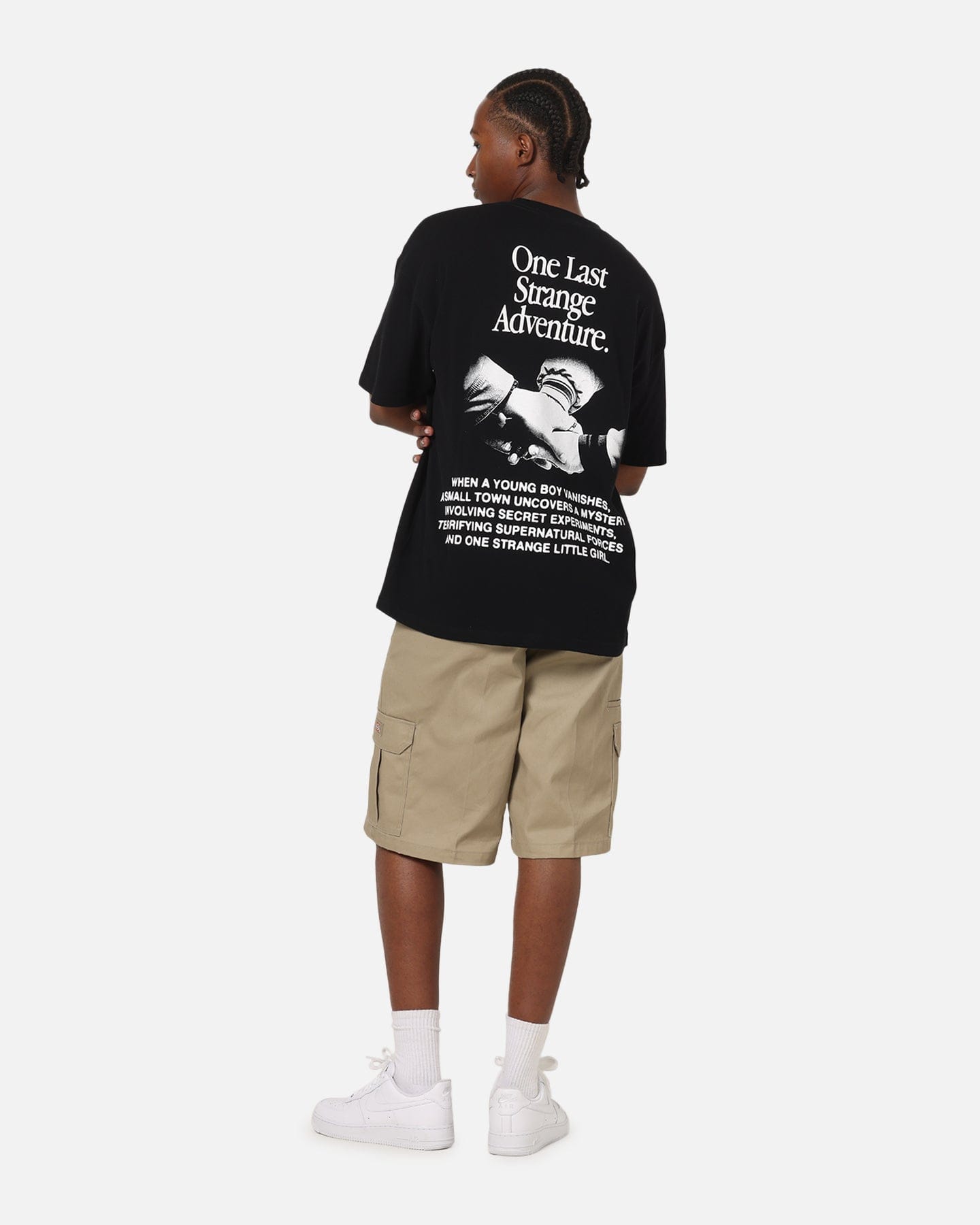 73studio x Stranger Things One Last Strange Adventure T - Shirt Black