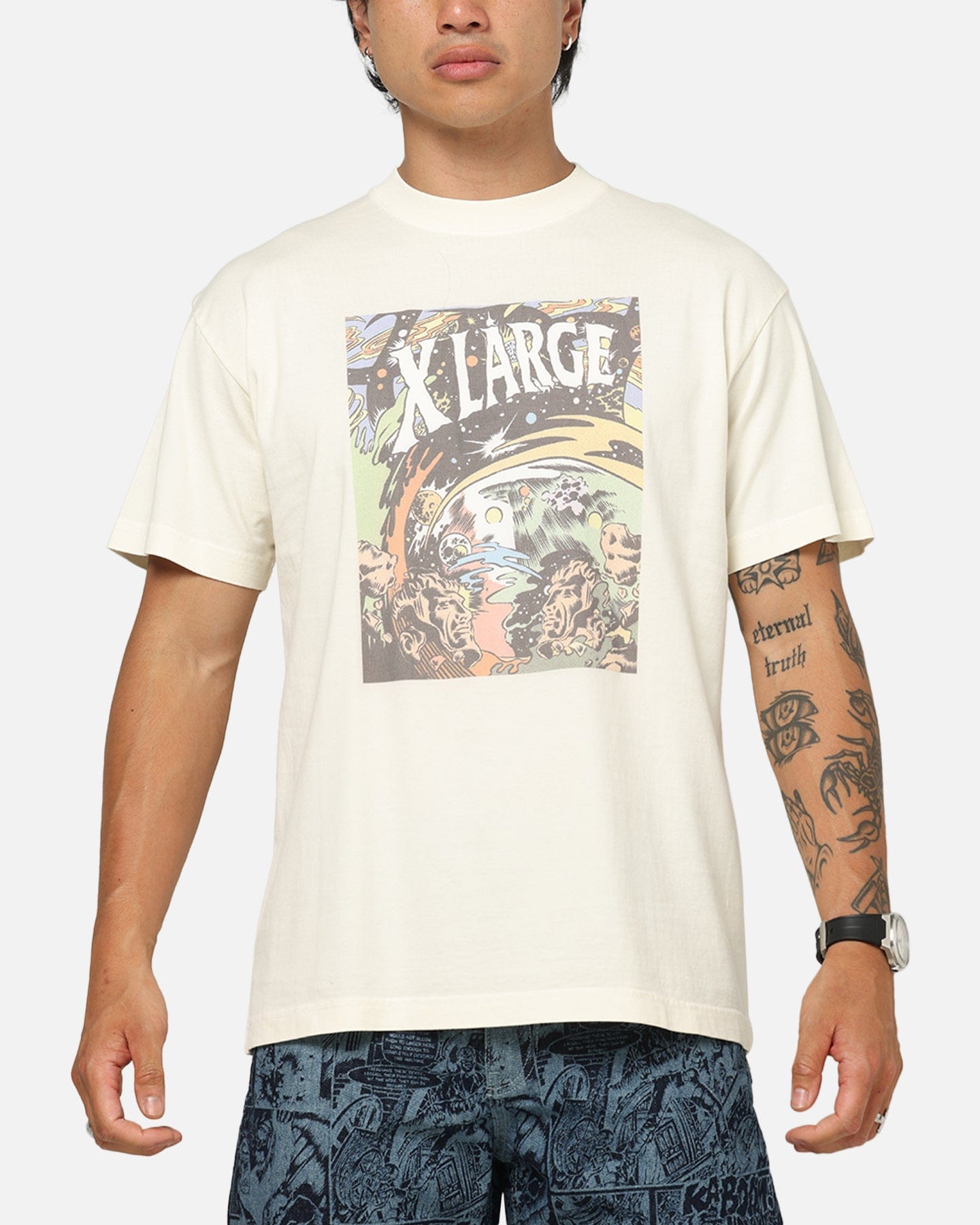 X - Large Comic T - Shirt Off White