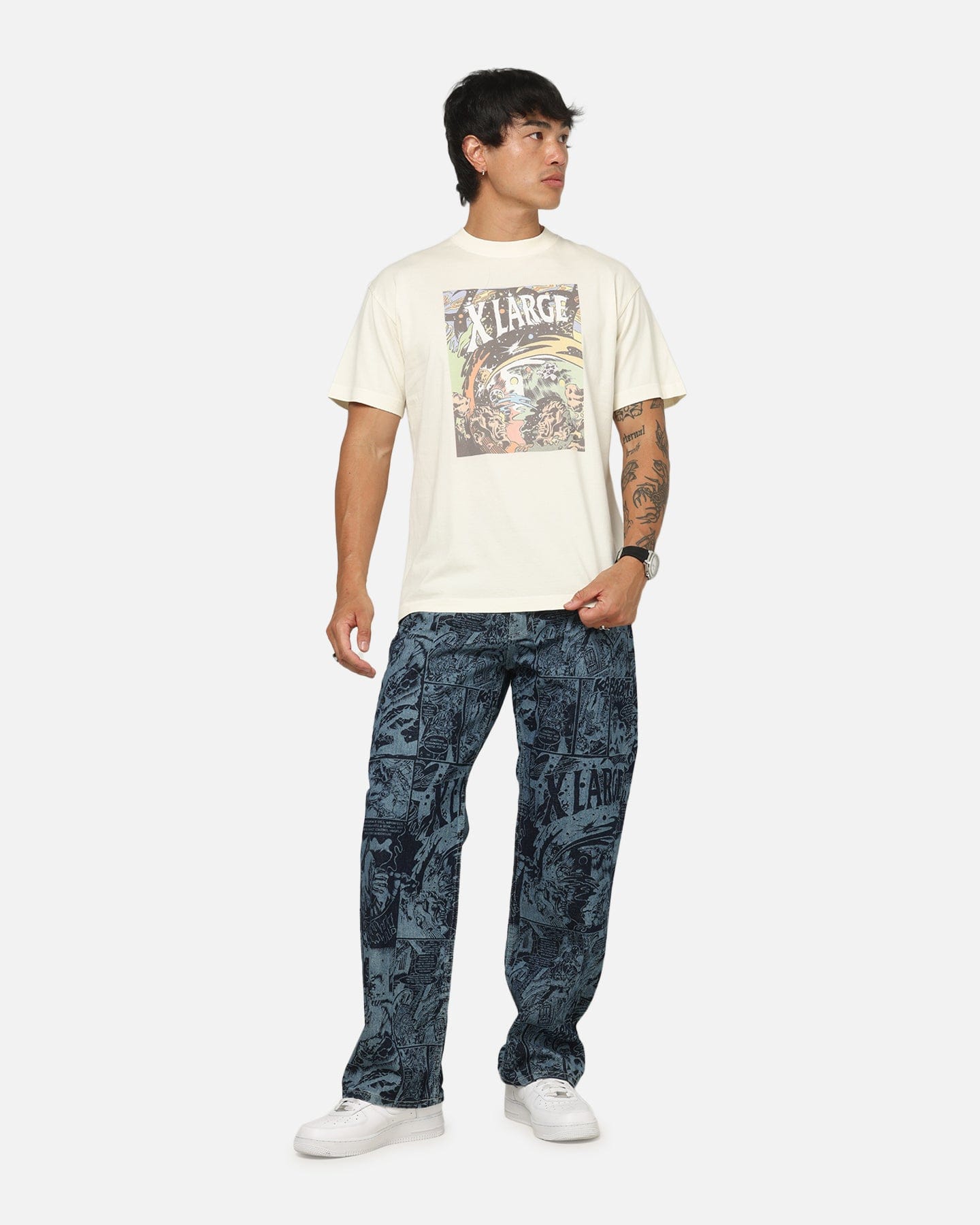 X - Large Comic T - Shirt Off White