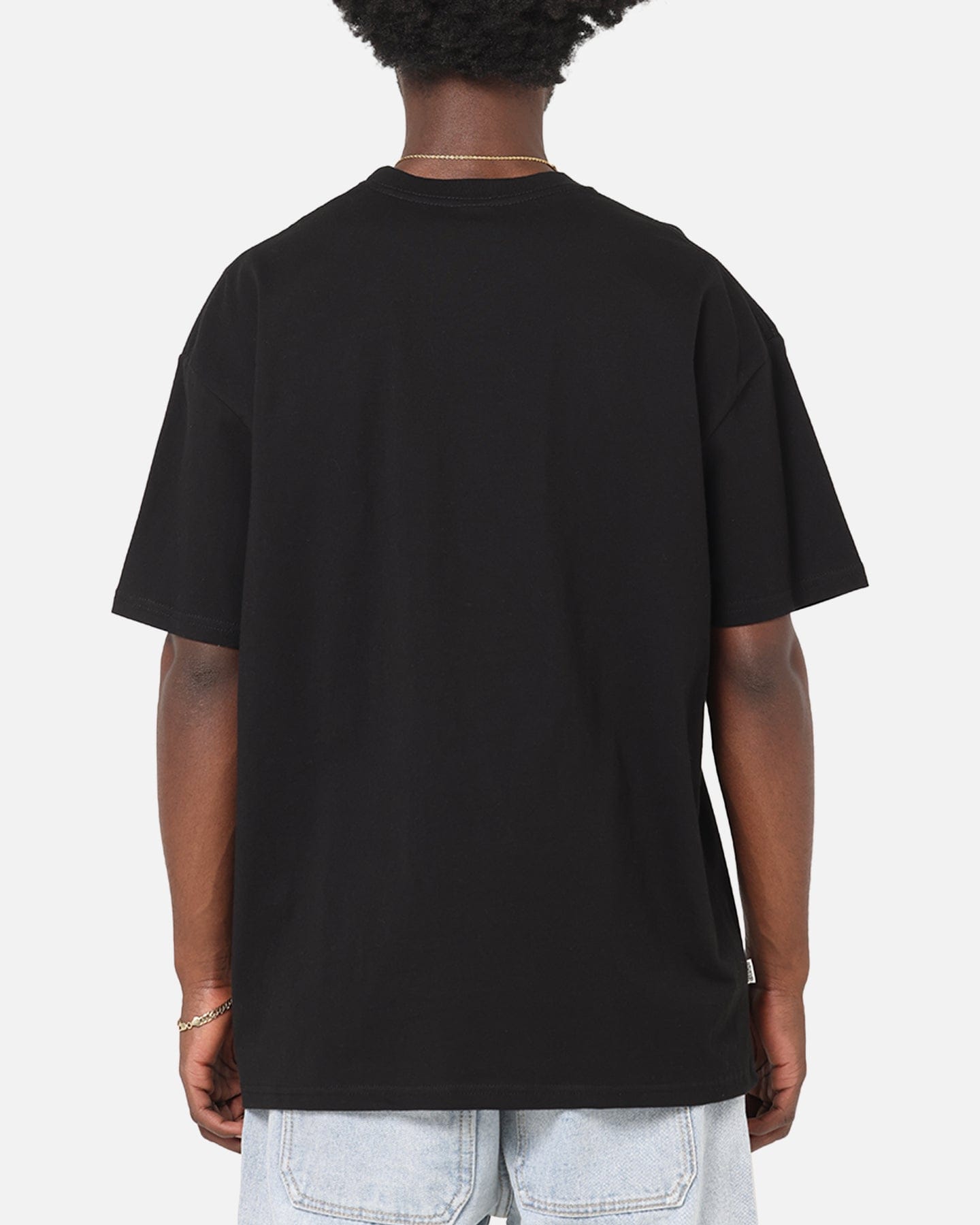 S Double Cube Mid Block T - Shirt Black